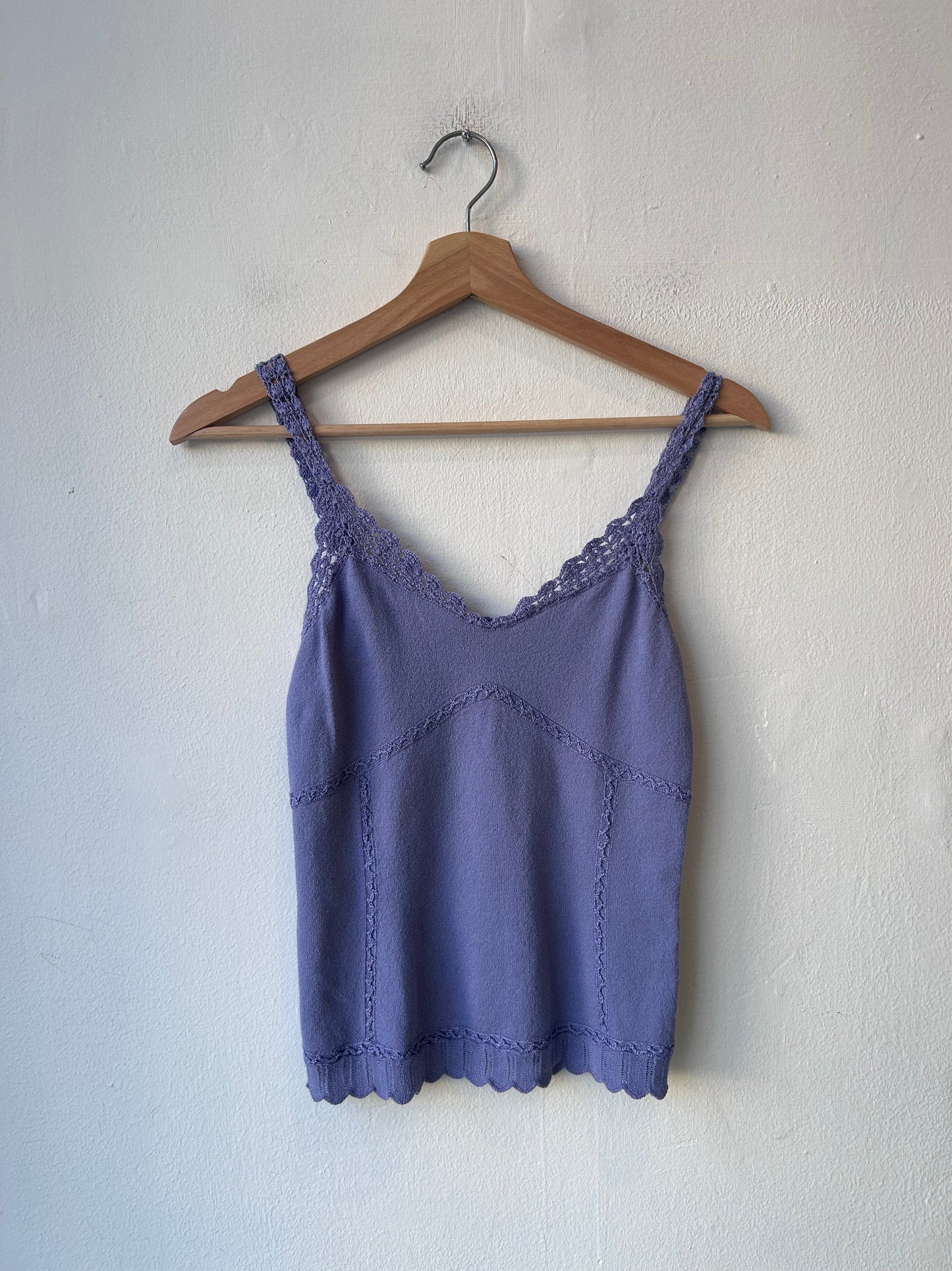 Y2K Lilac Rayon Tank Top
