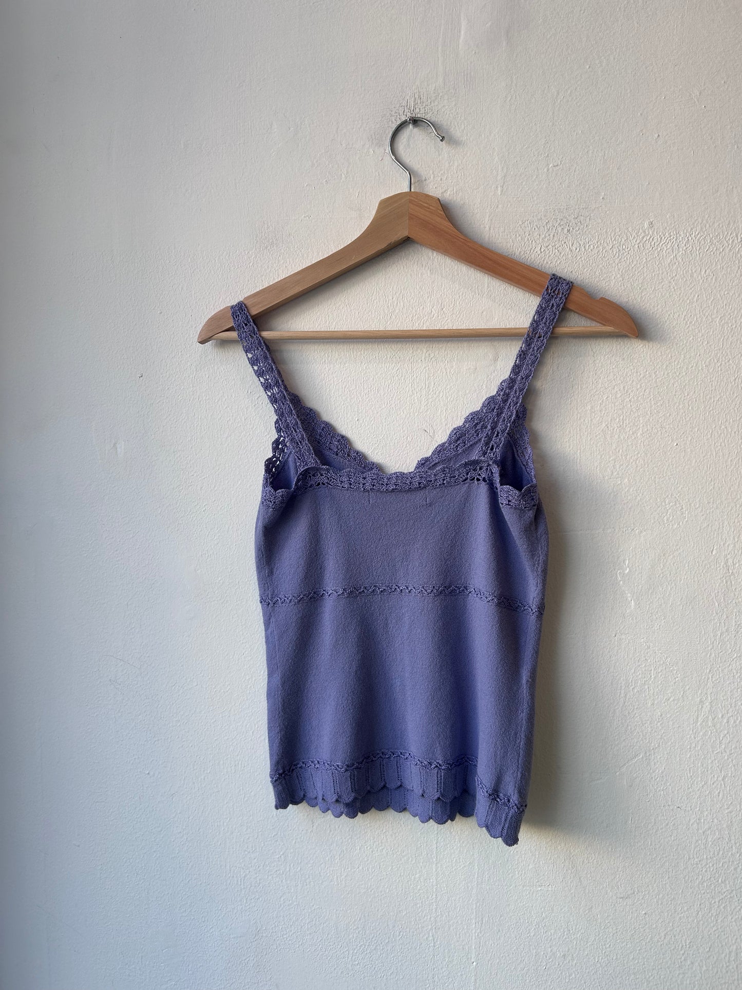 Y2K Lilac Rayon Tank Top