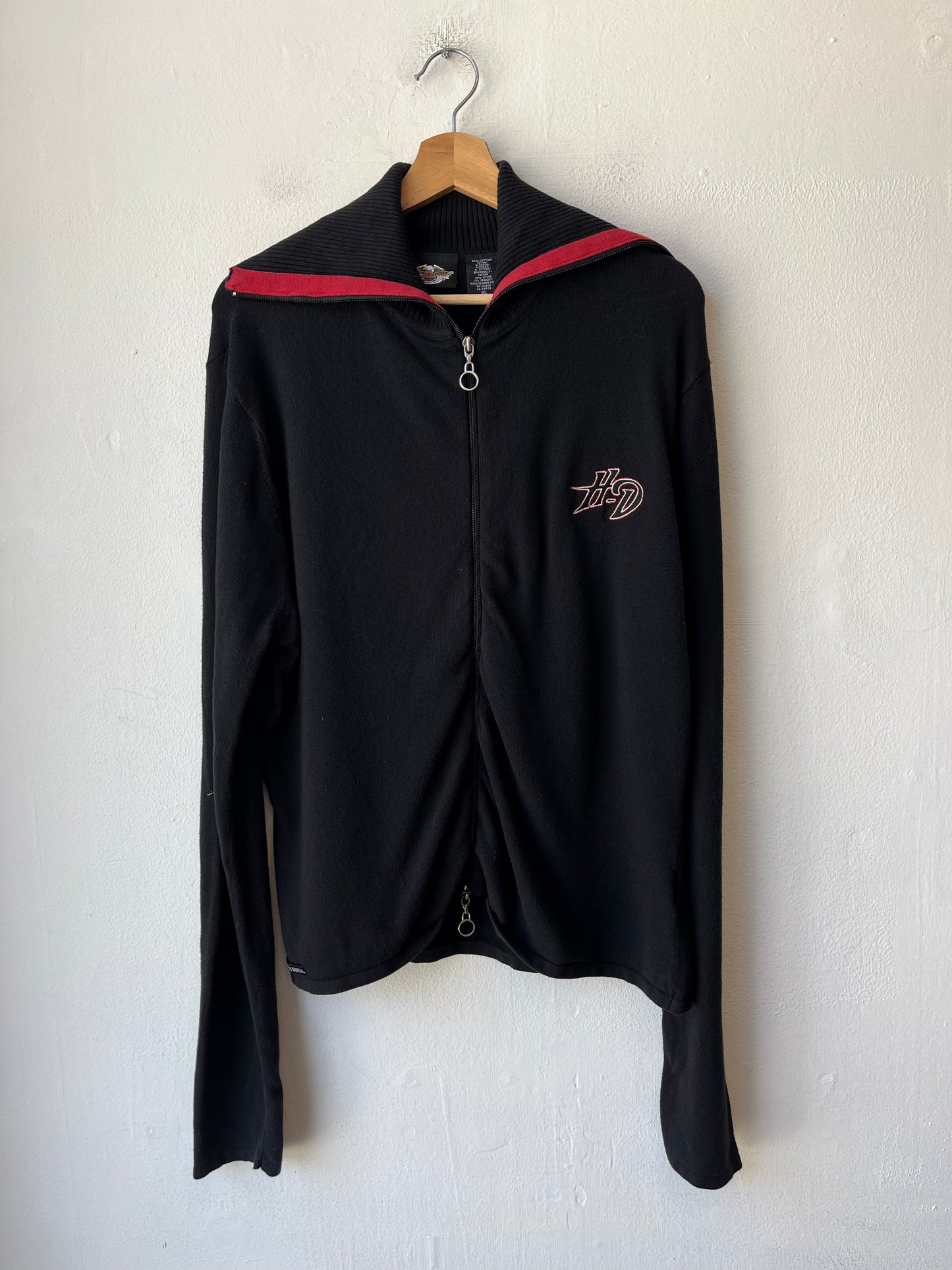 Y2K Harley Zip Sweater