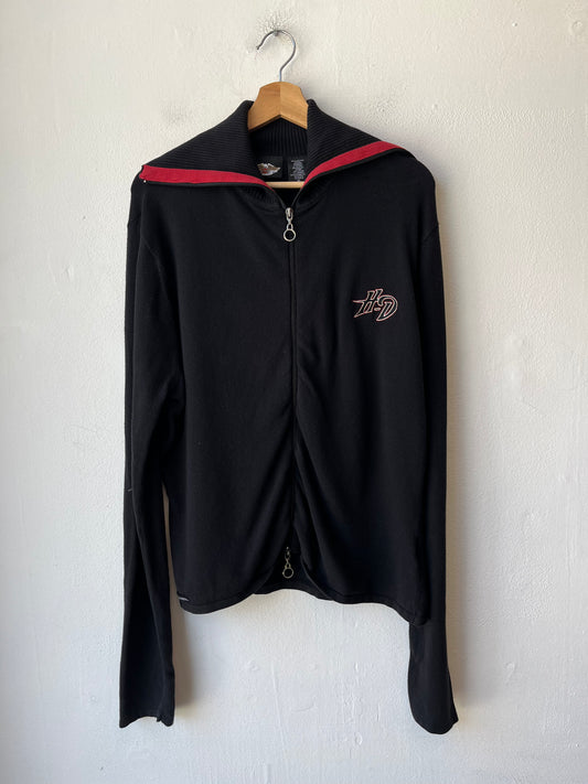 Y2K Harley Zip Sweater