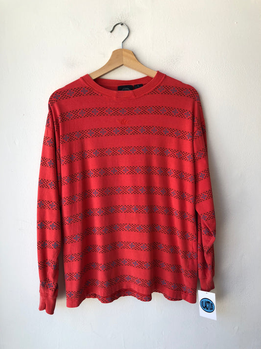 Y2K Striped Floral Shirt