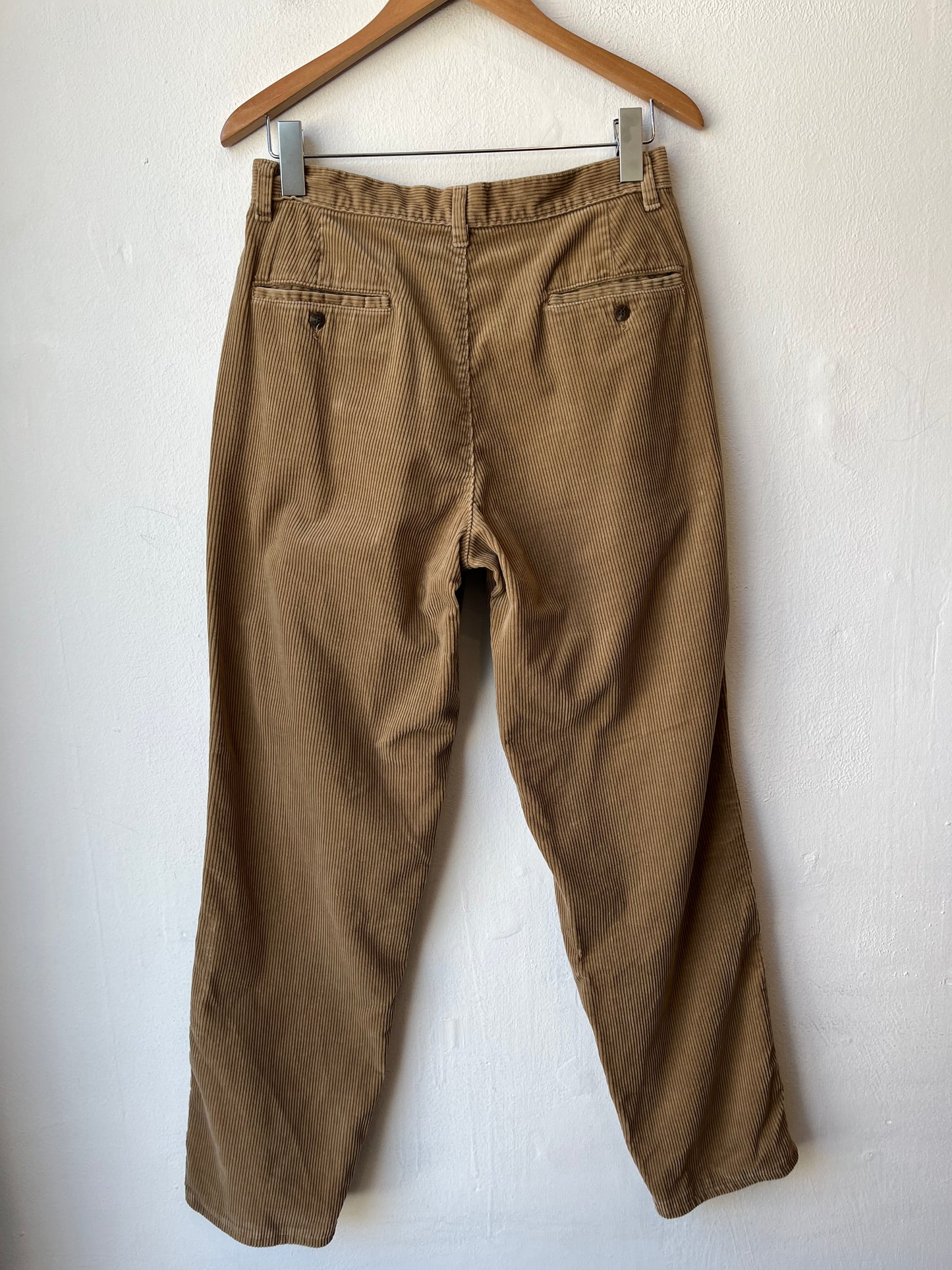80's Pleated Polo Corduroy Pants 30"