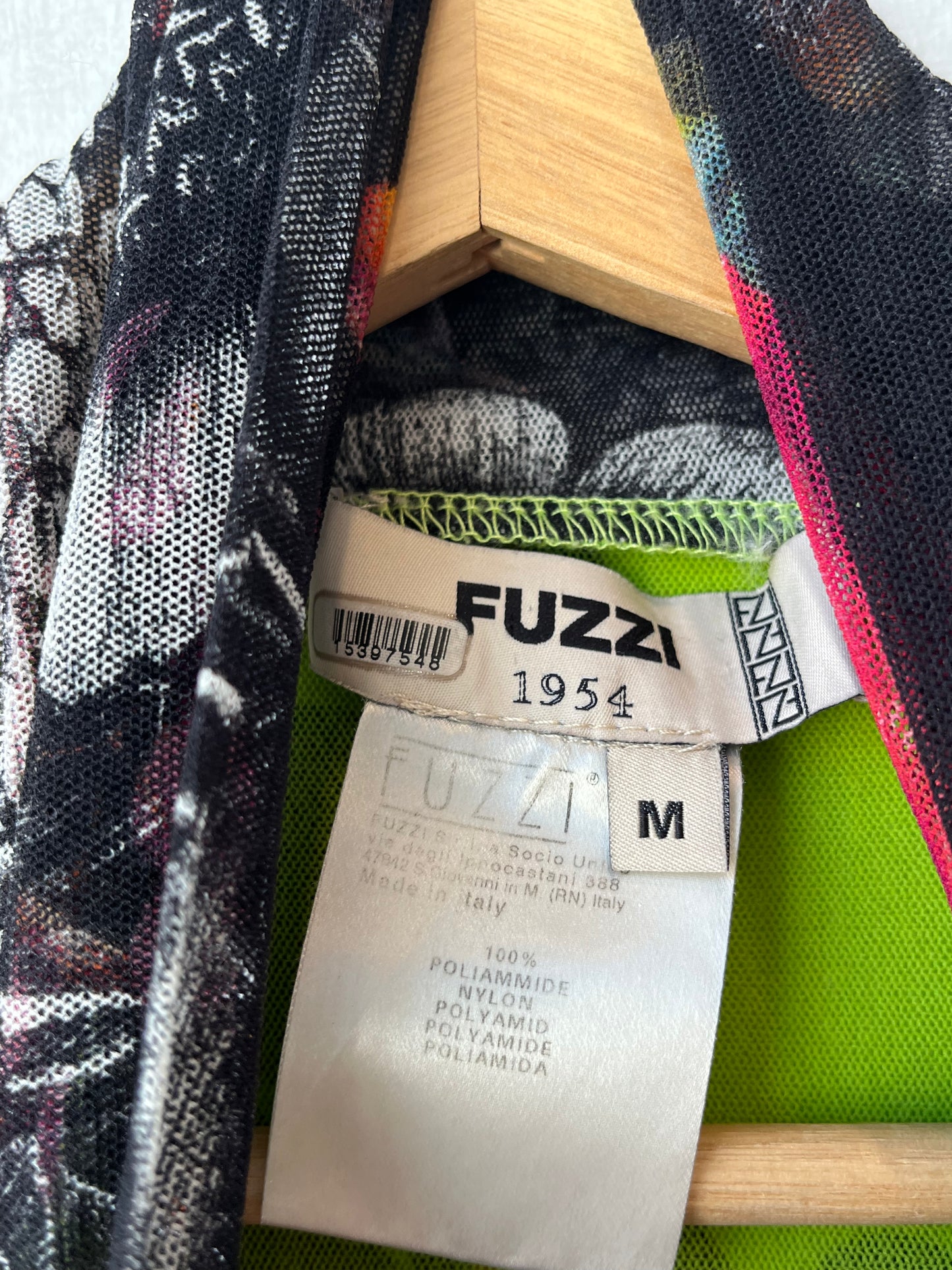 90's Fuzzi Abstract Mesh Top