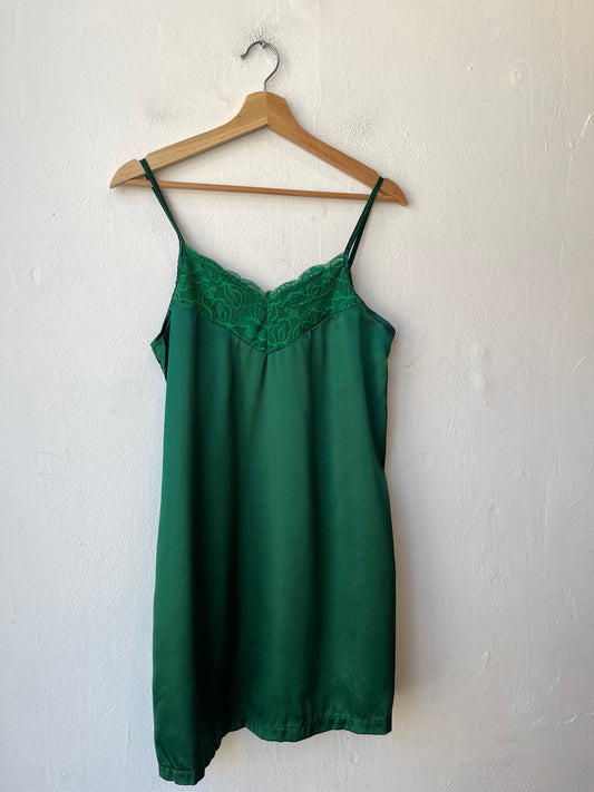 Y2K Green Slip Dress