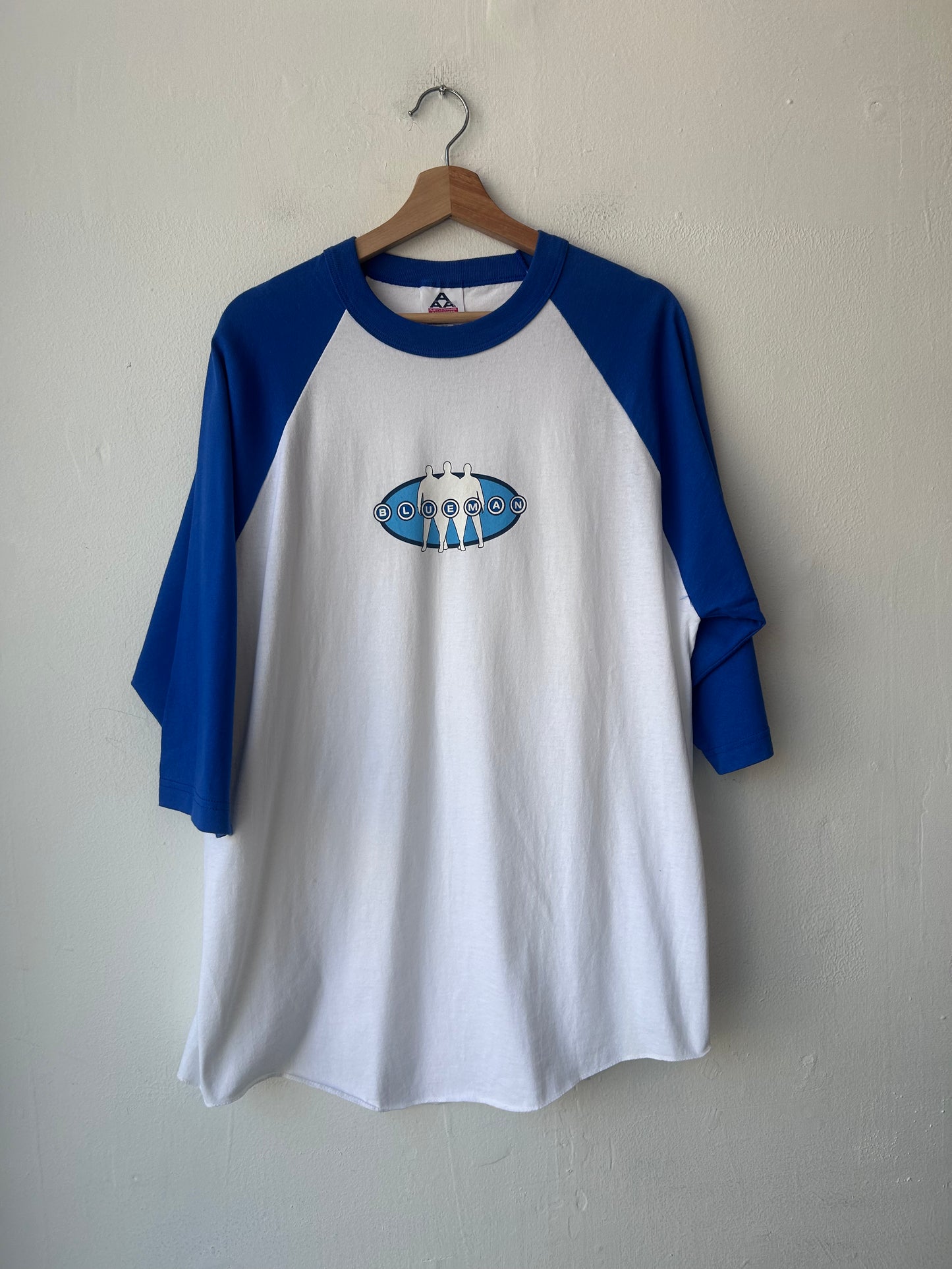 Y2K Blue Man Group Raglan Shirt