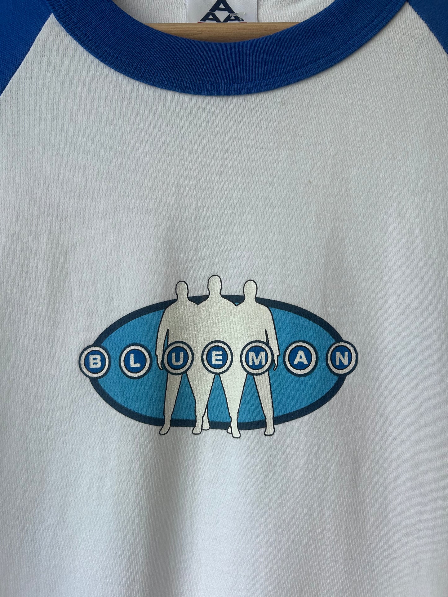 Y2K Blue Man Group Raglan Shirt