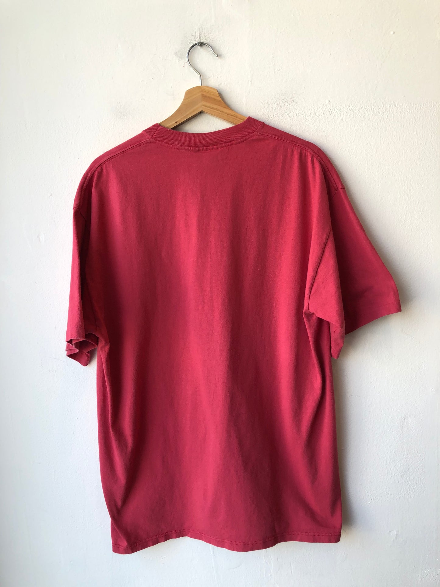 90's Red Cotton T-Shirt