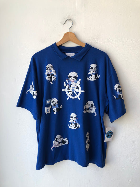80's Sailor Cat Shirt