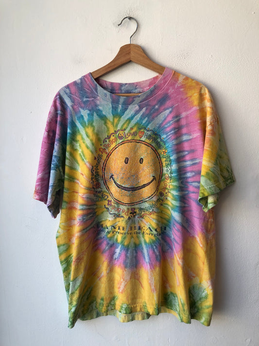 Y2K Miami Beach Tie-Dye T-Shirt