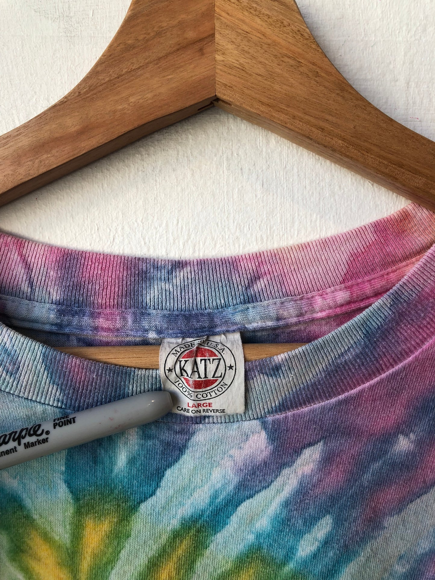 Y2K Miami Beach Tie-Dye T-Shirt
