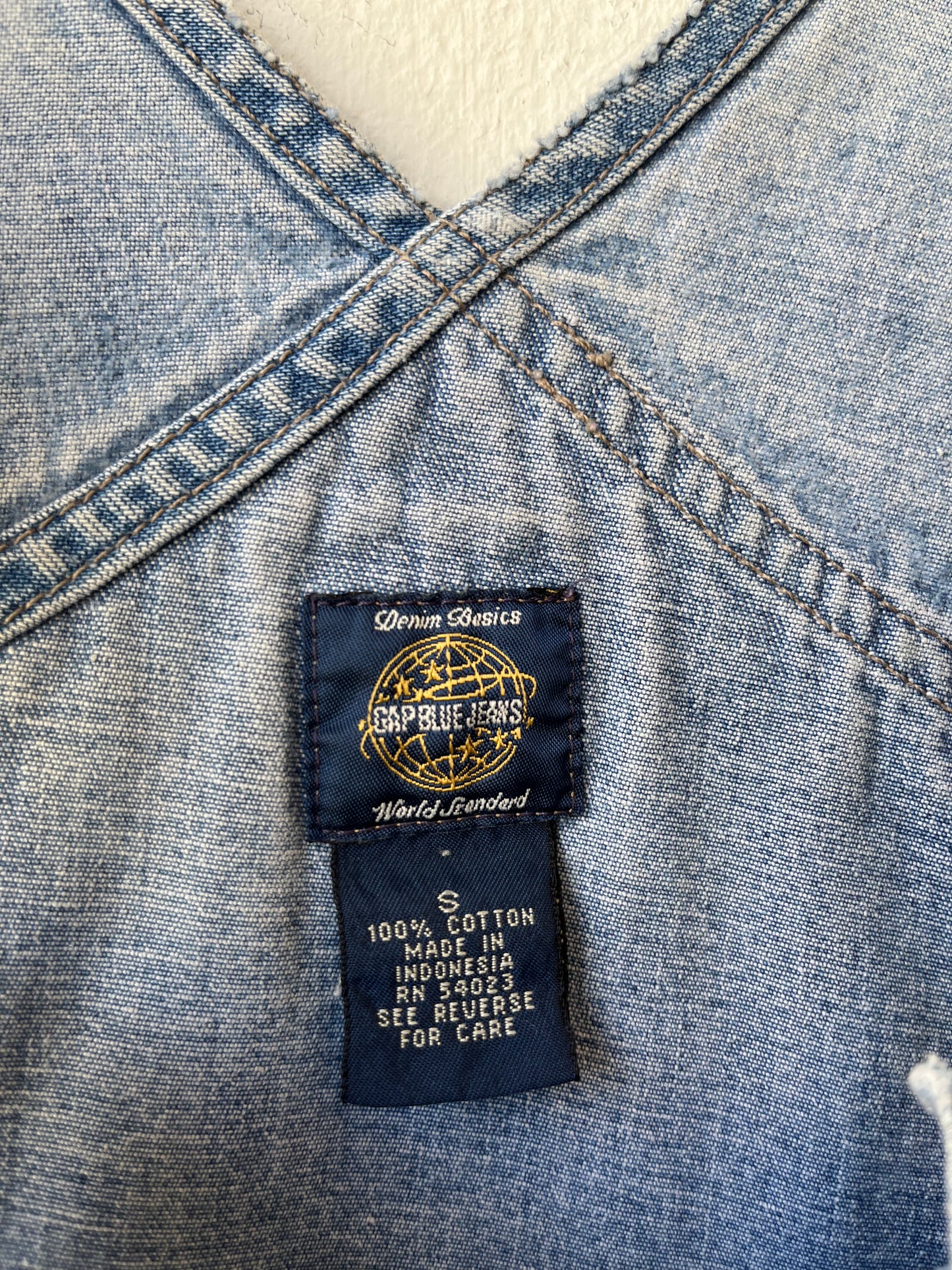 Y2K GAP Shorts Overalls