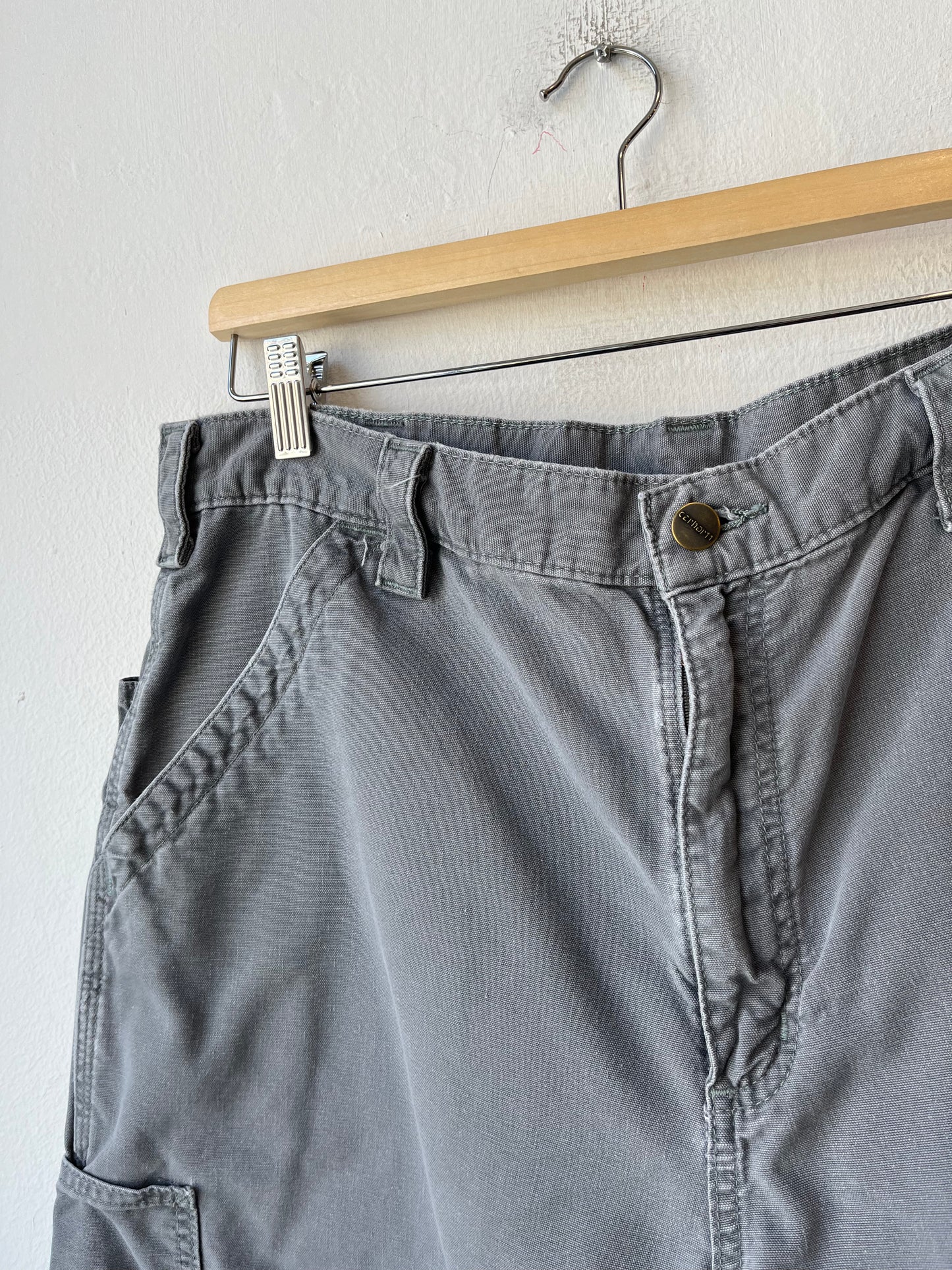 Y2K Gray Carhartt Carpenter Shorts 34"