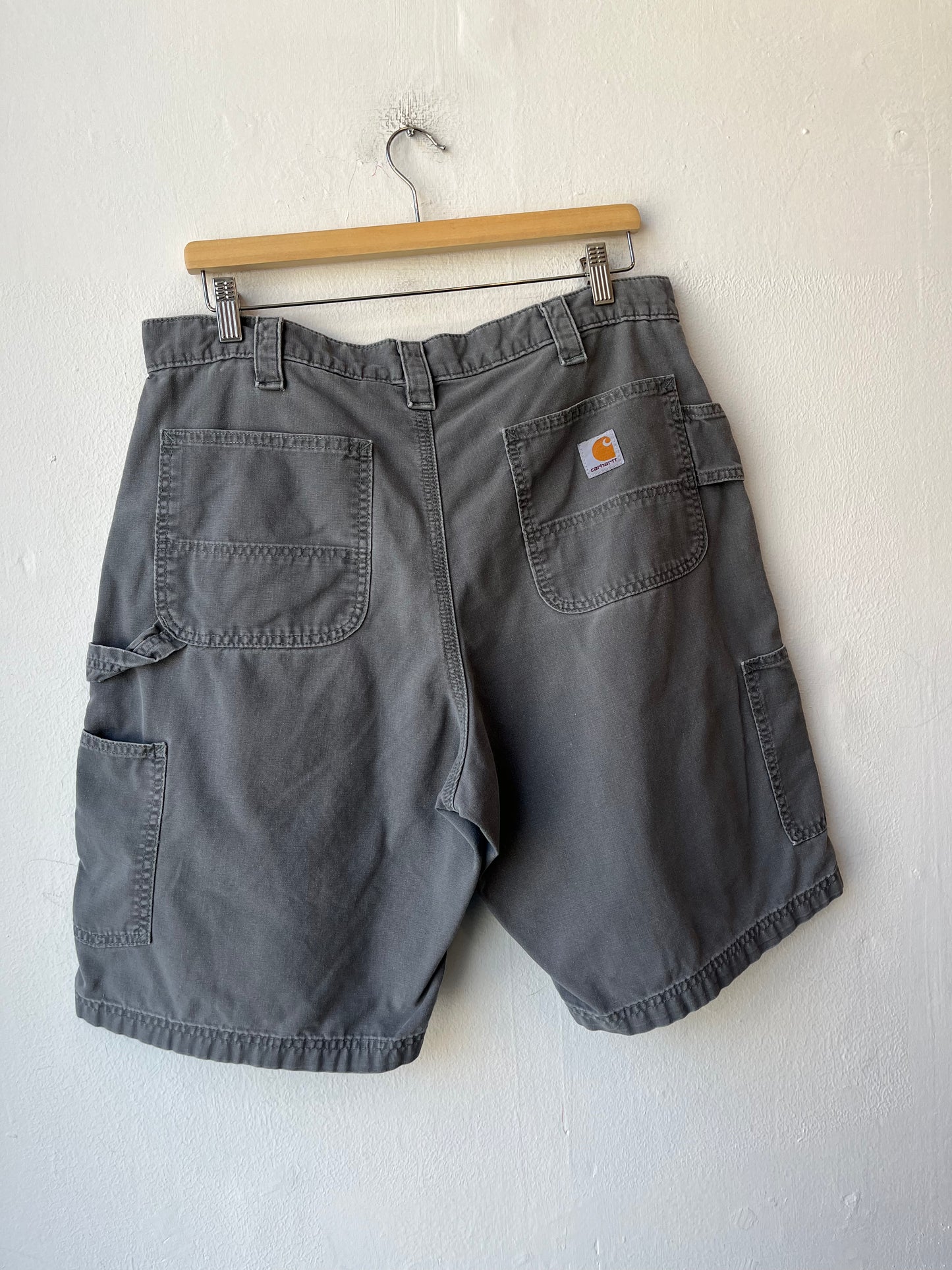 Y2K Gray Carhartt Carpenter Shorts 34"