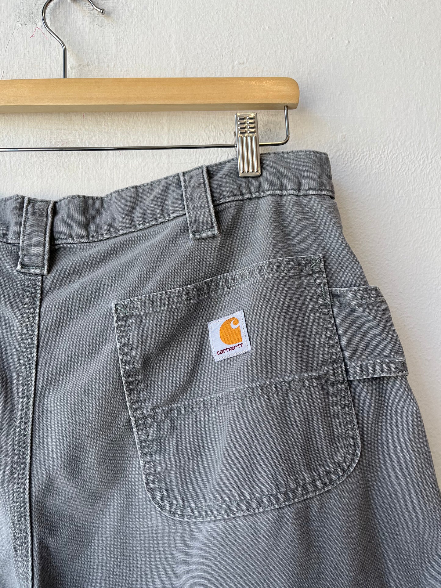 Y2K Gray Carhartt Carpenter Shorts 34"