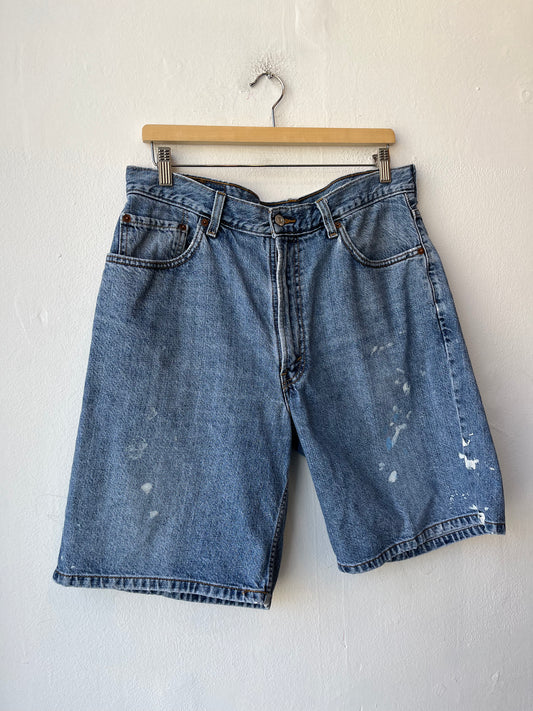90's Levi's 550 Painted Shorts 35"