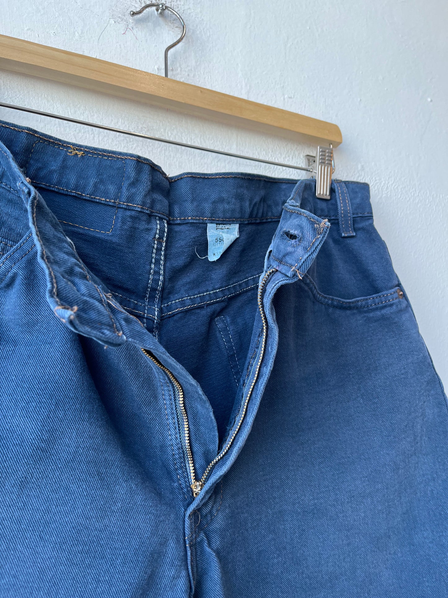 90's Levi's Orange Tab Blue Shorts 36"