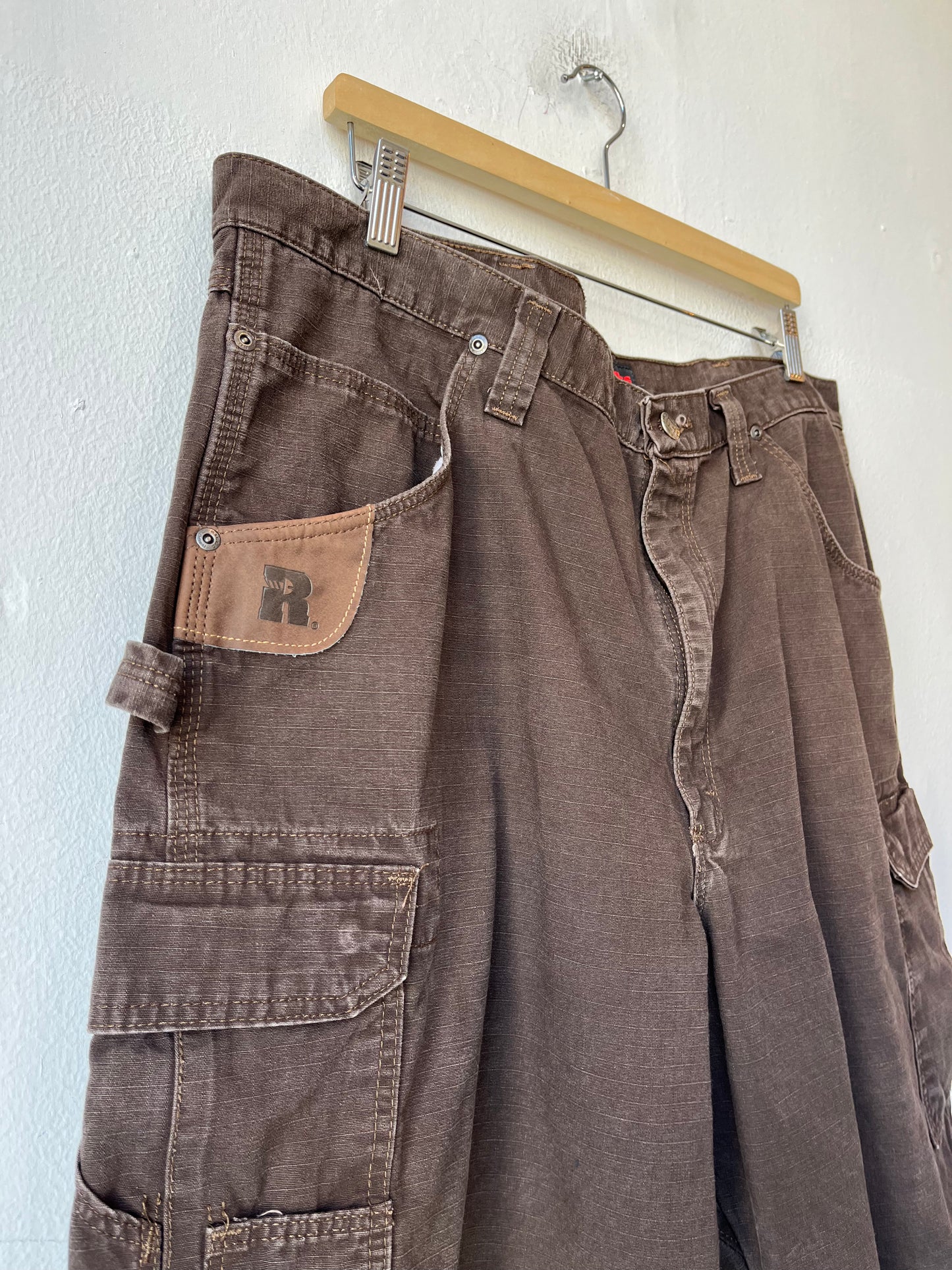 Y2K Wrangler Riggs Brown Shorts 40"