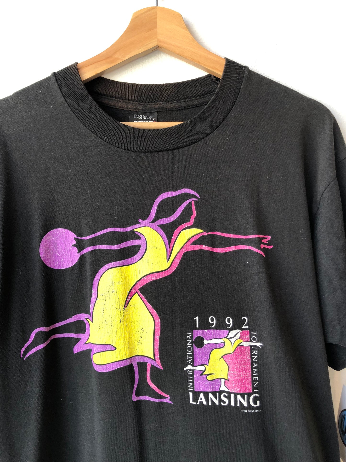 1992 Lansing Bowling T-Shirt