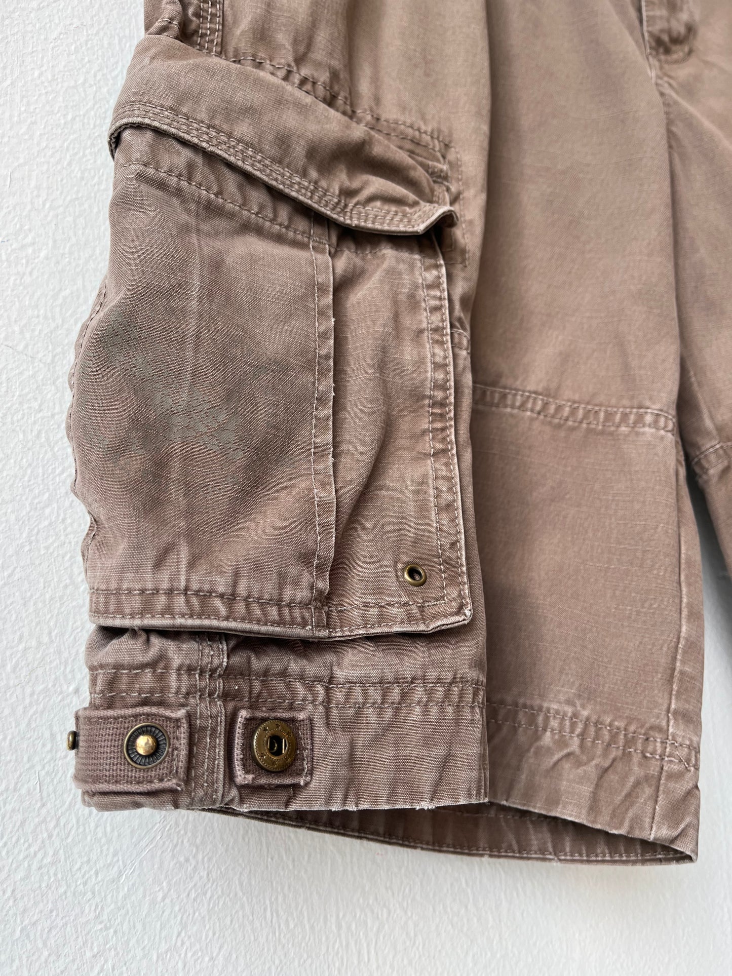 Y2K Brown Cargo Shorts 30-34"