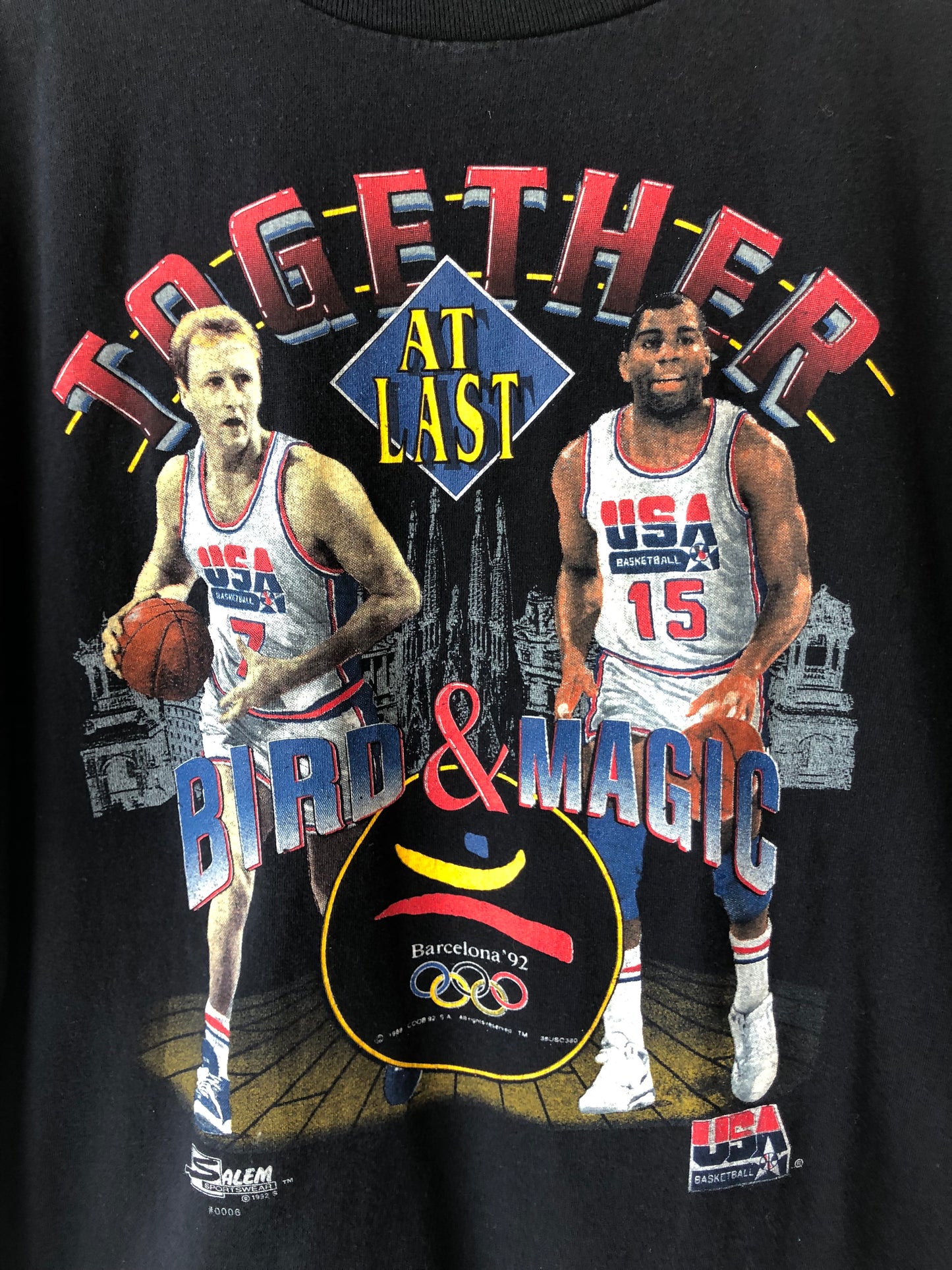 1992 Bird + Magic Olympics T-Shirt