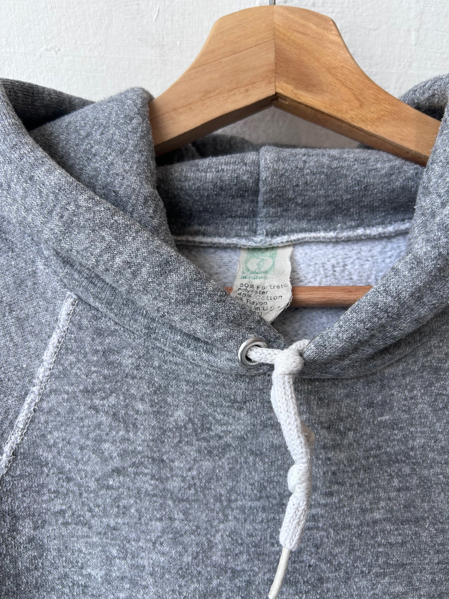 80's Gray Discus Hoodie