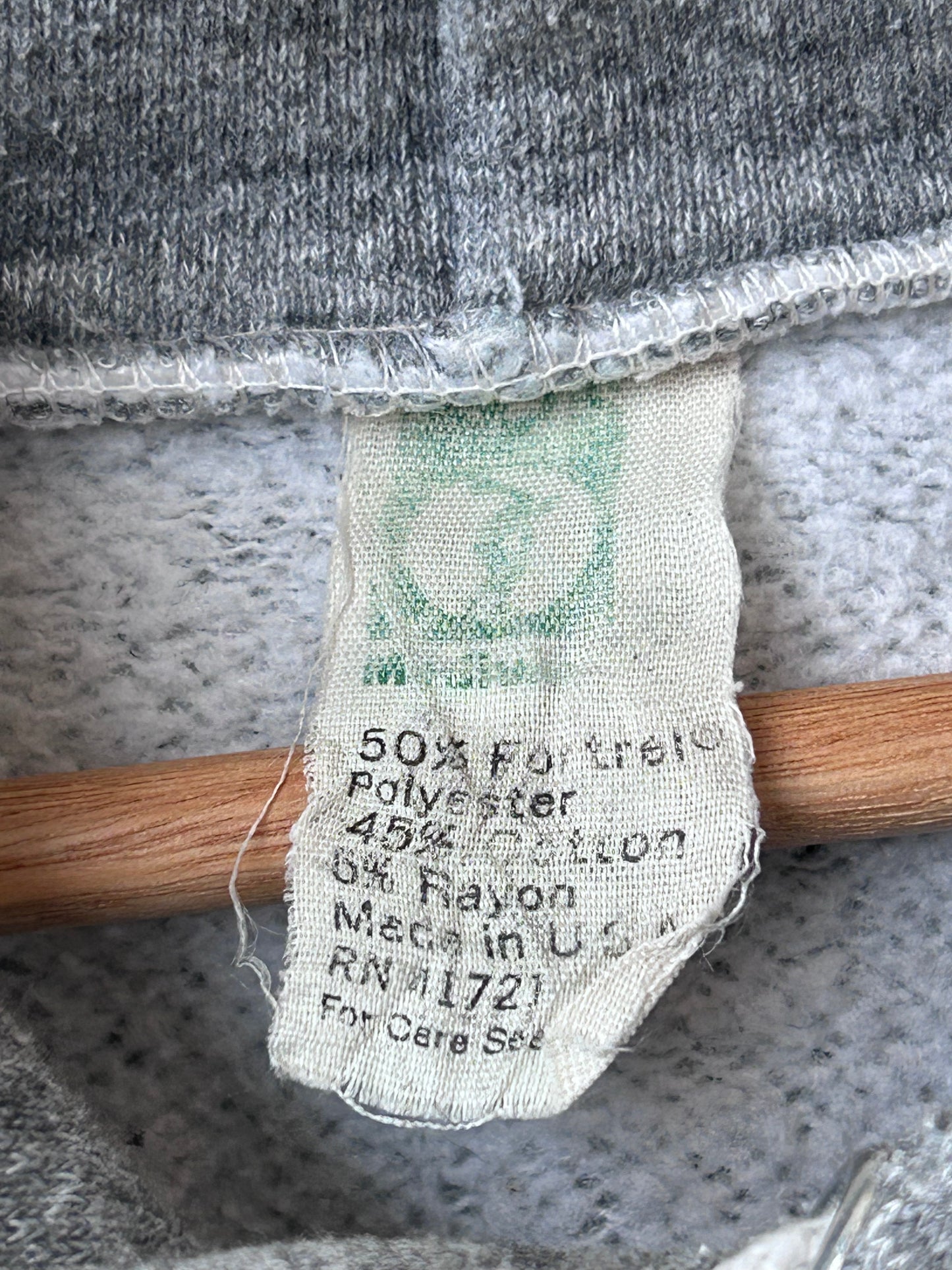 80's Gray Discus Hoodie