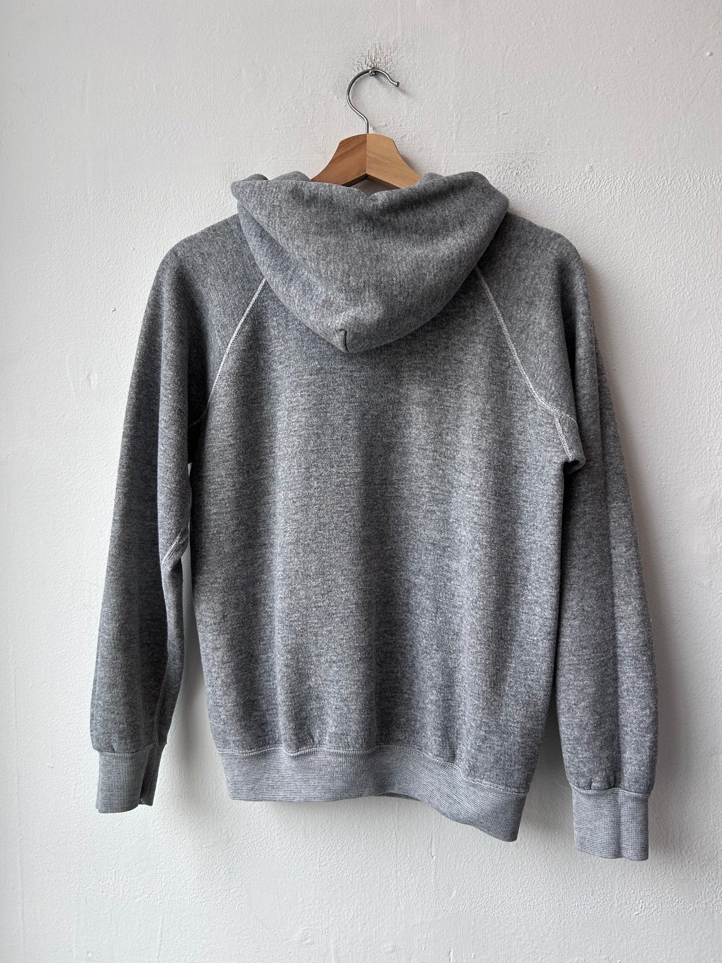 80's Gray Discus Hoodie