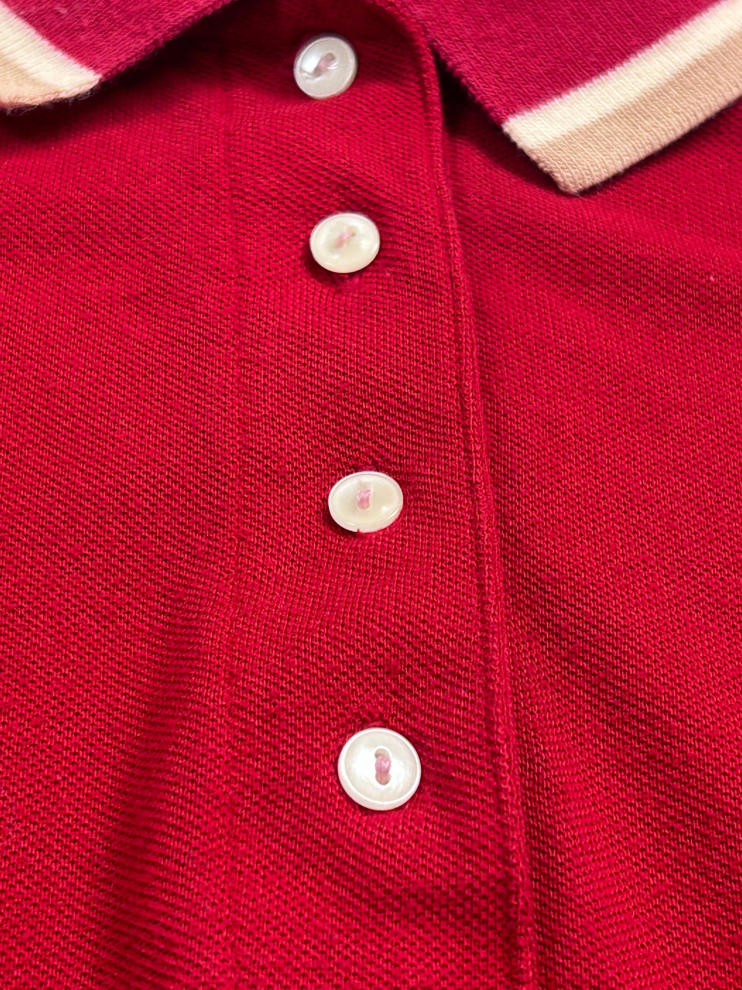 Y2K Red Polo Shirt