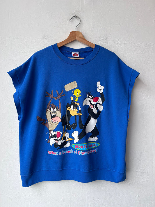 1997 Looney Tunes Sleeveless Sweatshirt