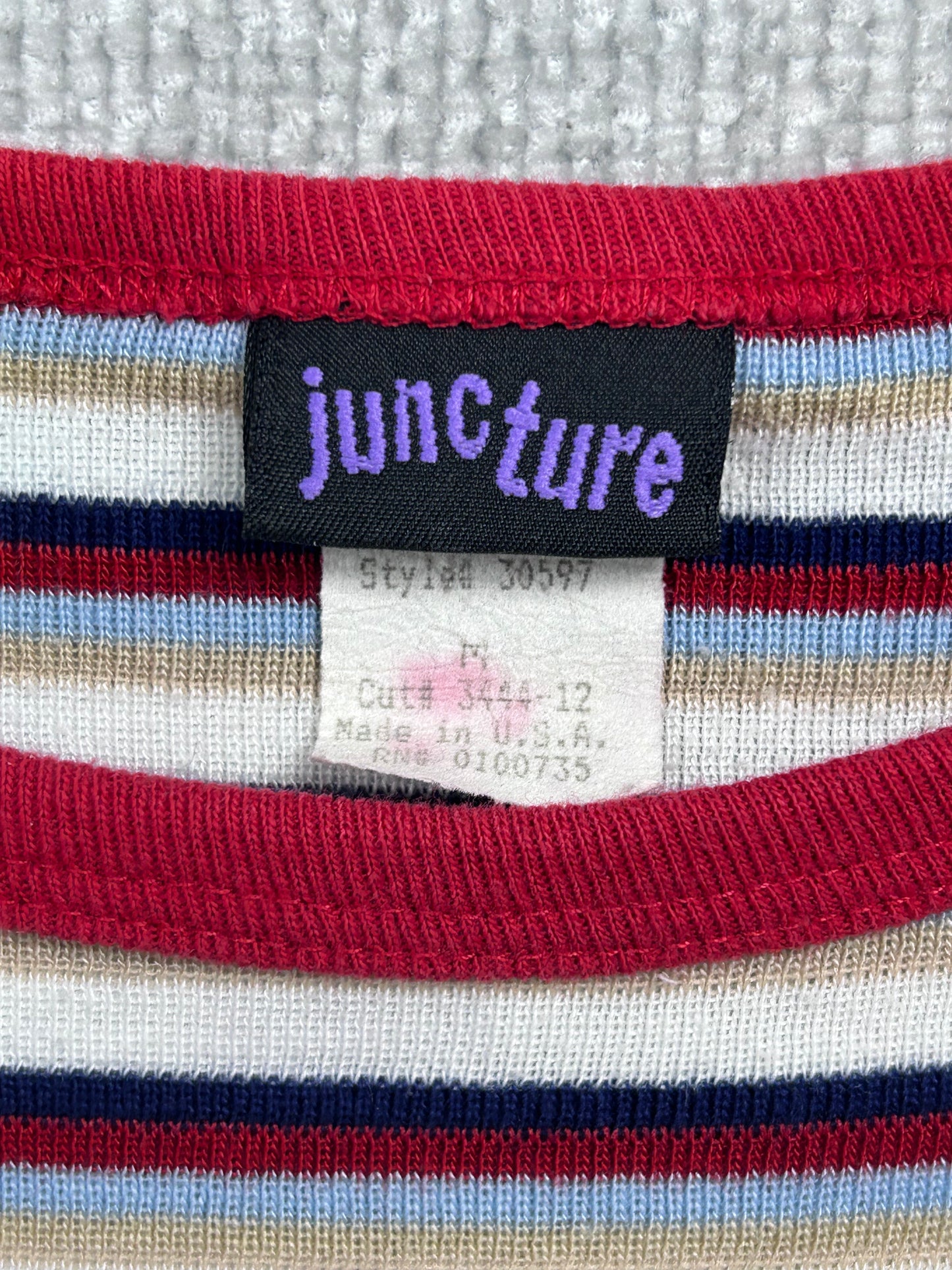 90's Striped Baby Tee