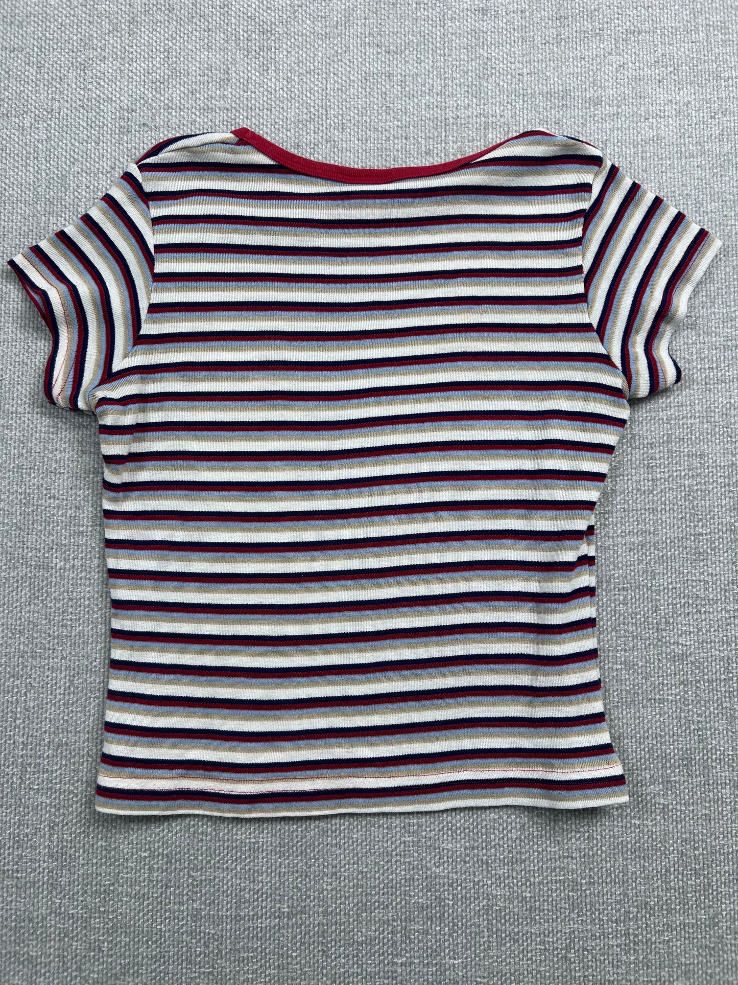 90's Striped Baby Tee