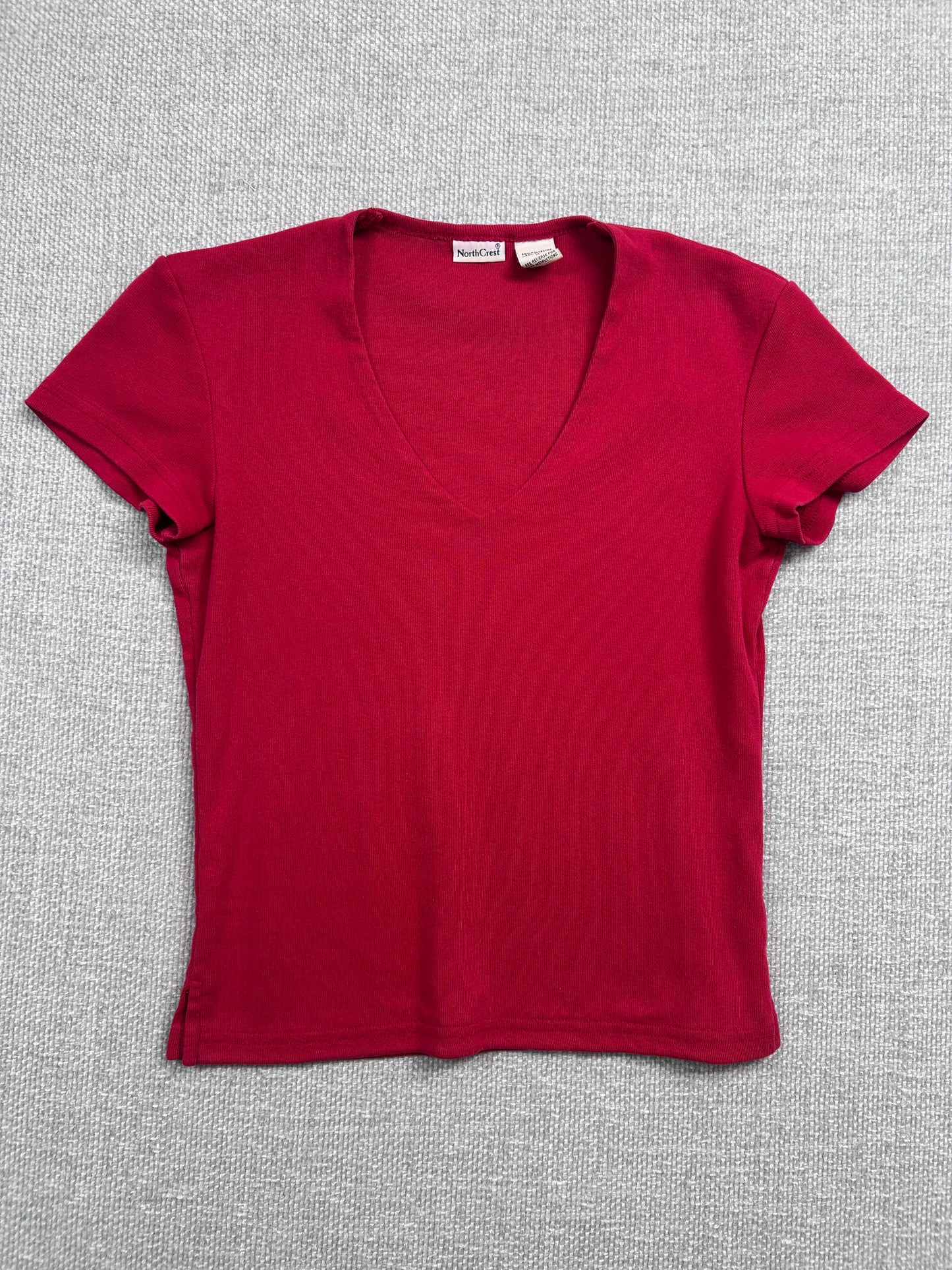 Y2K Red Baby Tee