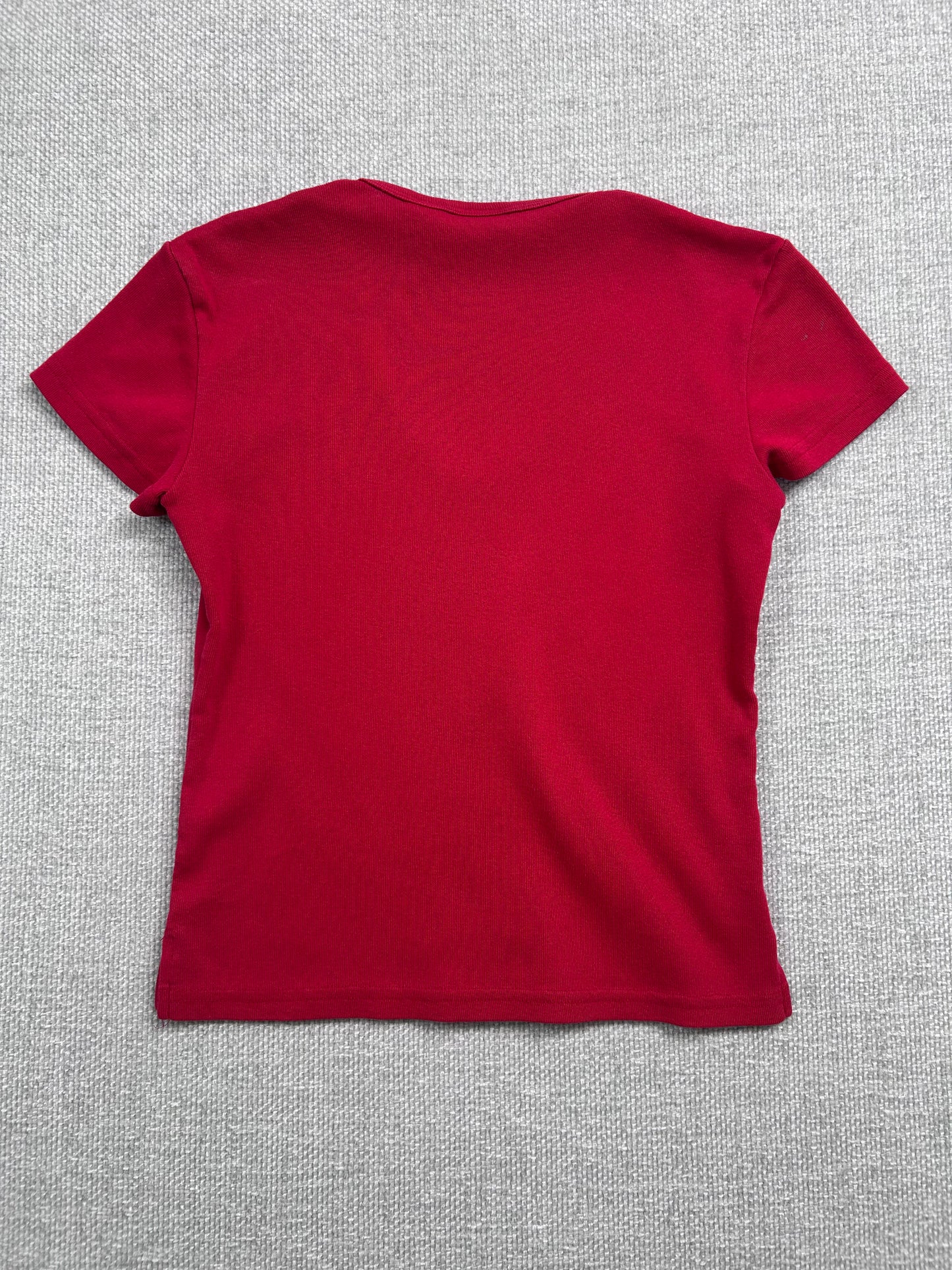 Y2K Red Baby Tee