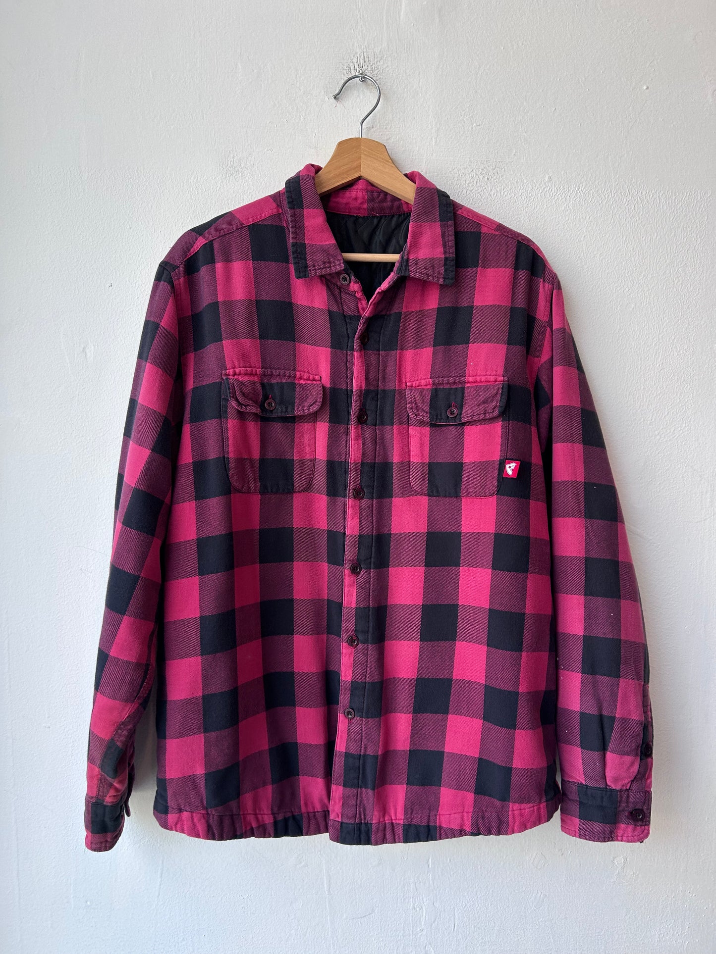 Y2K Lined Plaid Shirt