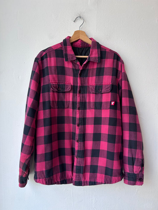 Y2K Lined Plaid Shirt