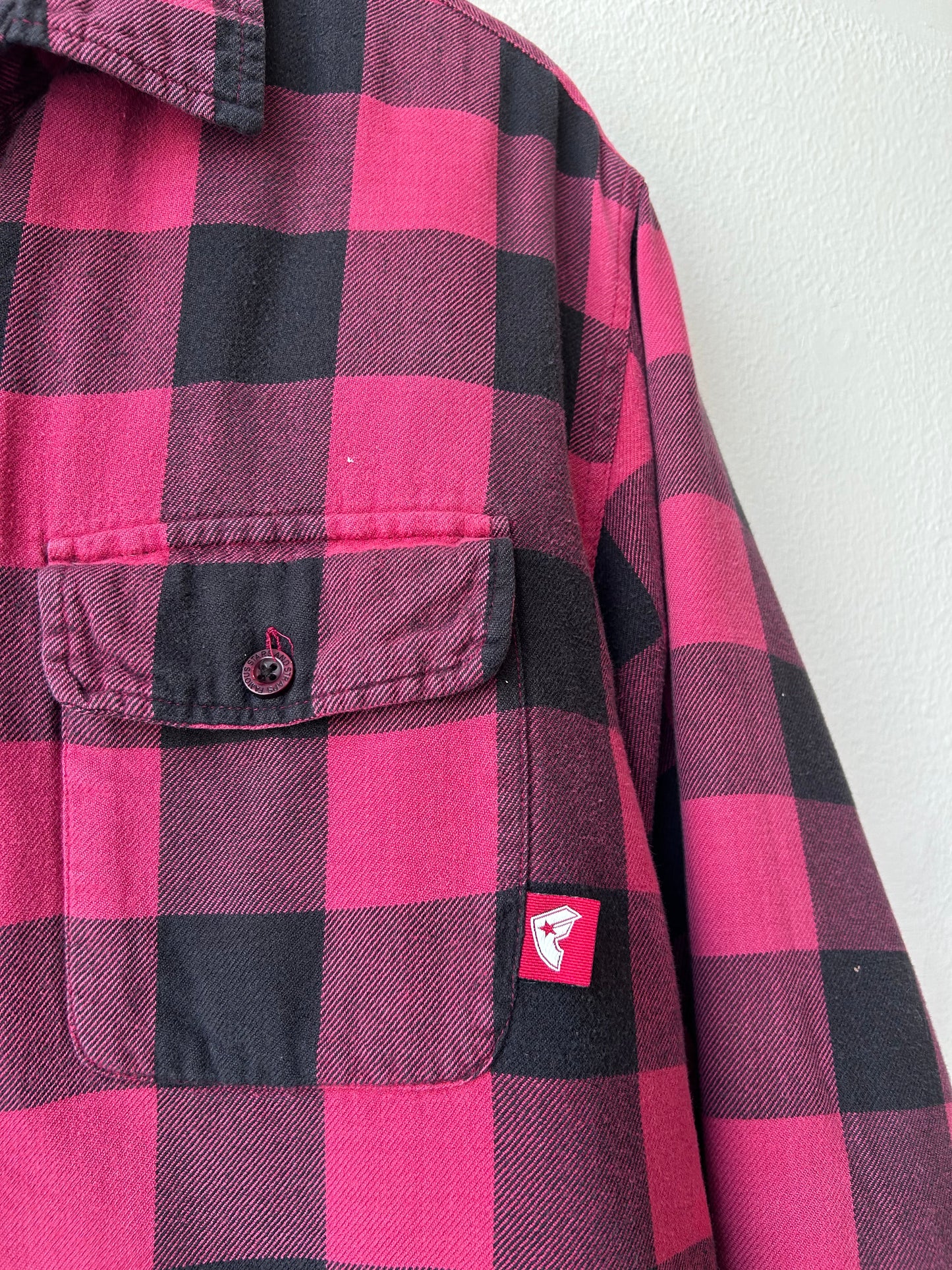 Y2K Lined Plaid Shirt