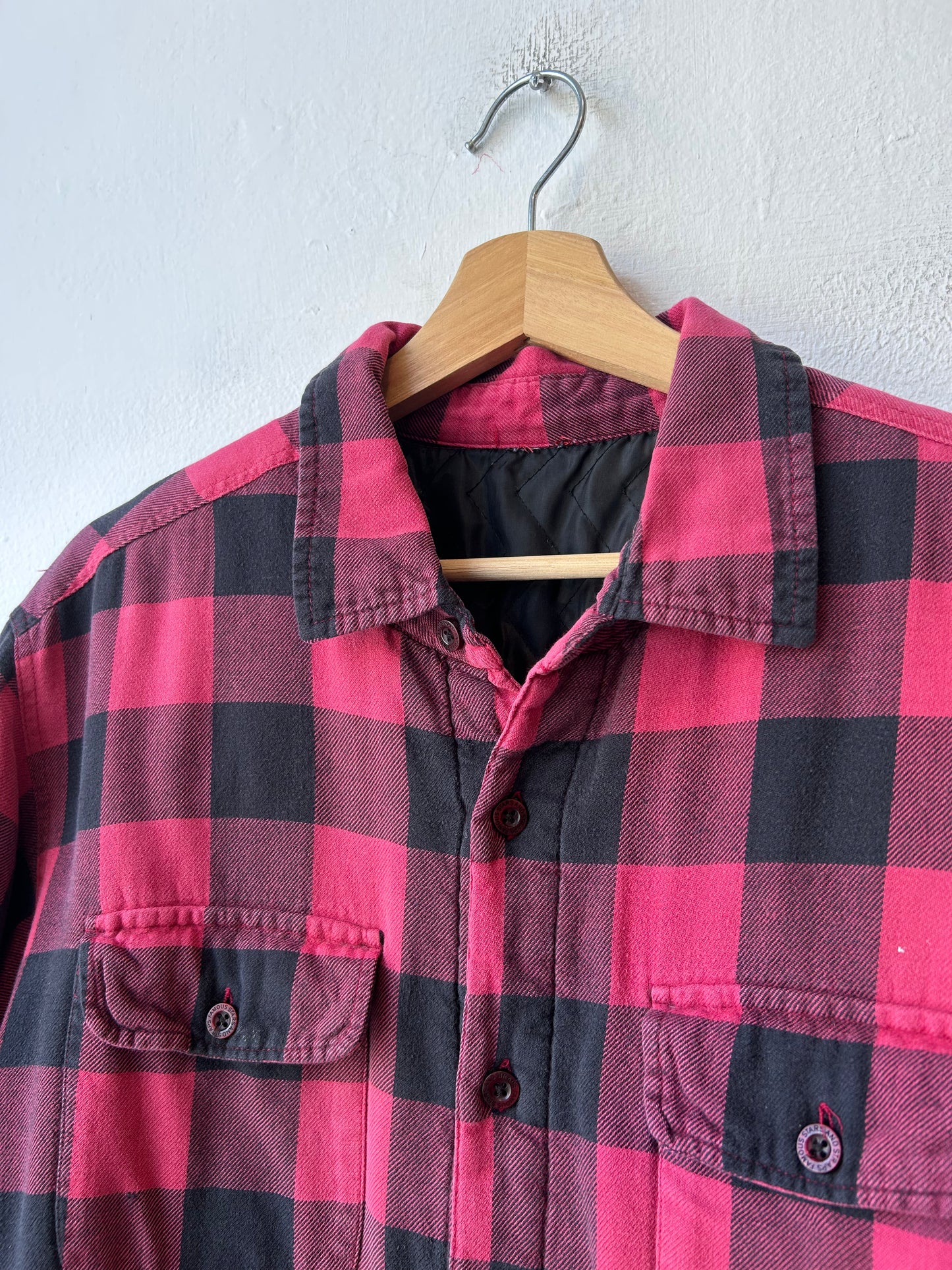 Y2K Lined Plaid Shirt
