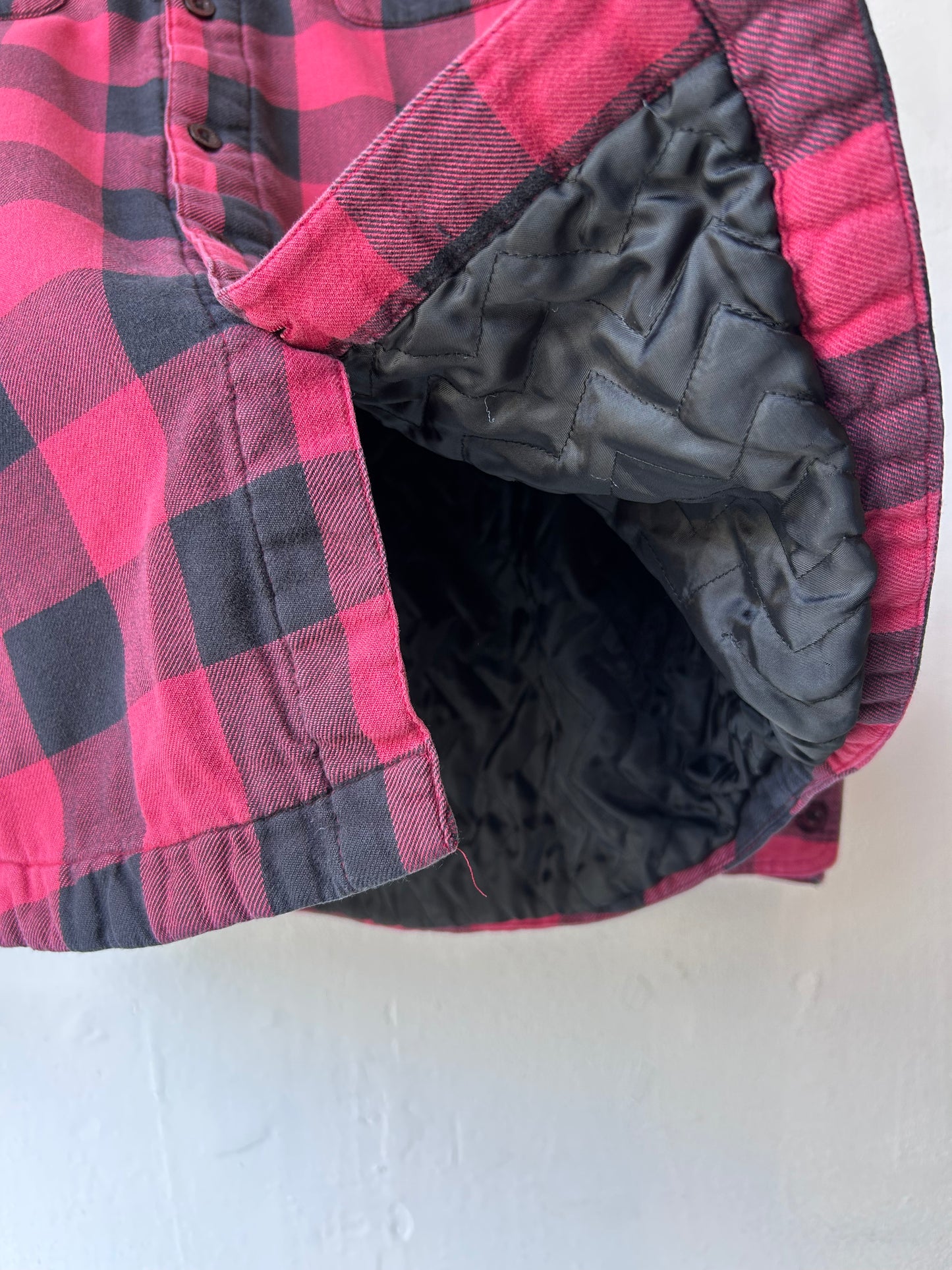 Y2K Lined Plaid Shirt