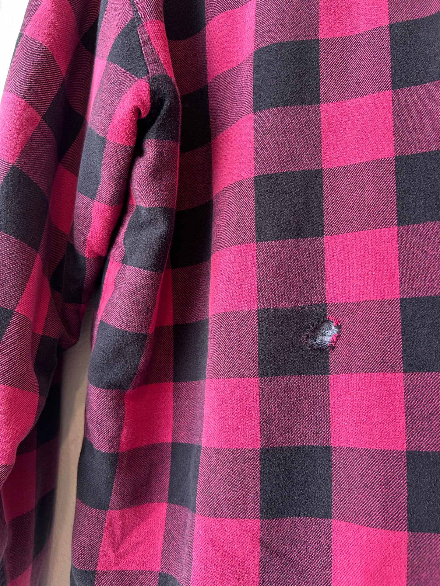 Y2K Lined Plaid Shirt