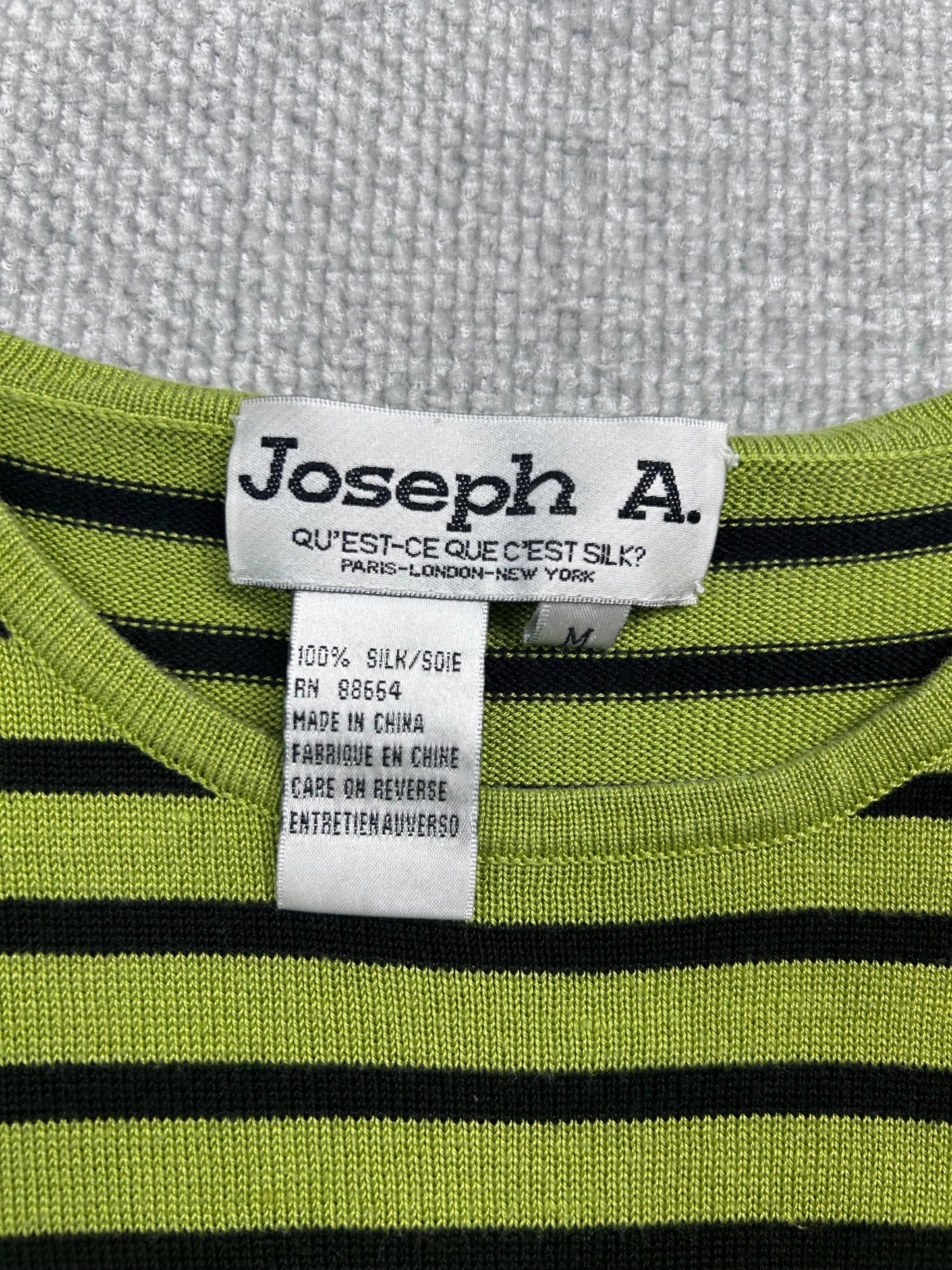 Y2K Striped Silk Top