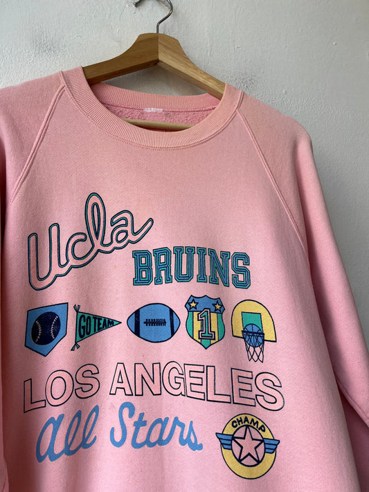 80's Pink UCLA Sweatshirt