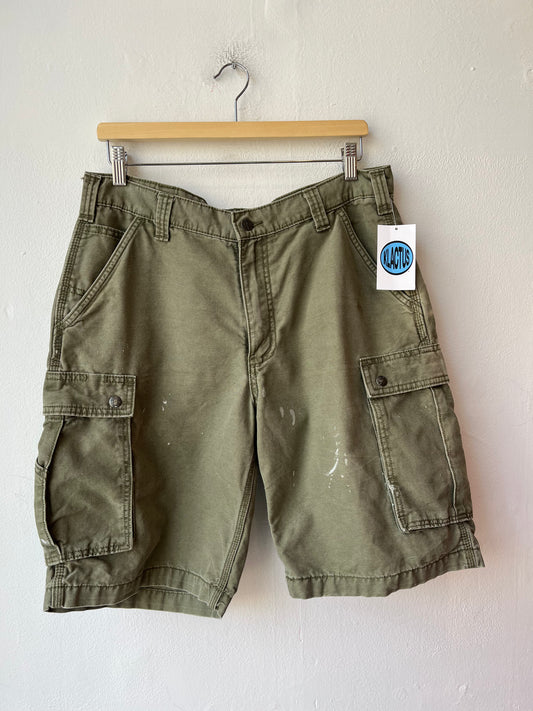 Y2K Green Carhartt Shorts 32"