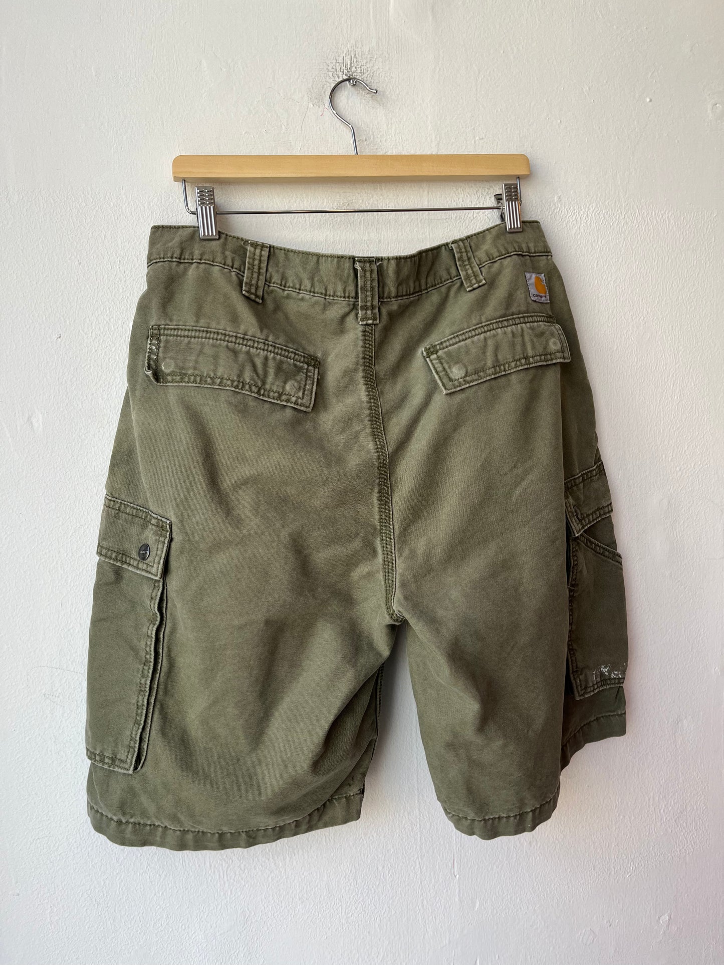 Y2K Green Carhartt Shorts 32"