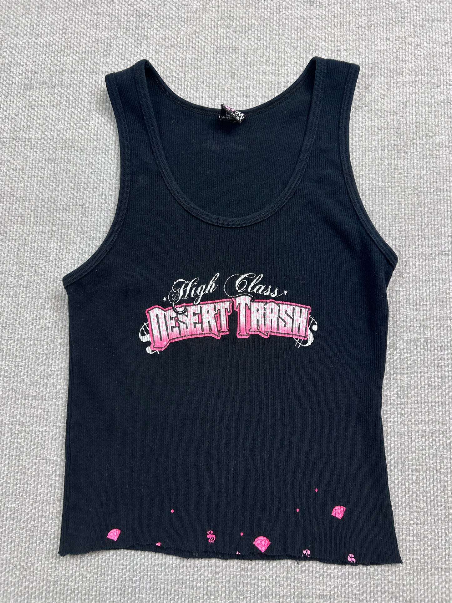 Y2K Desert Trash Cropped Tank Top