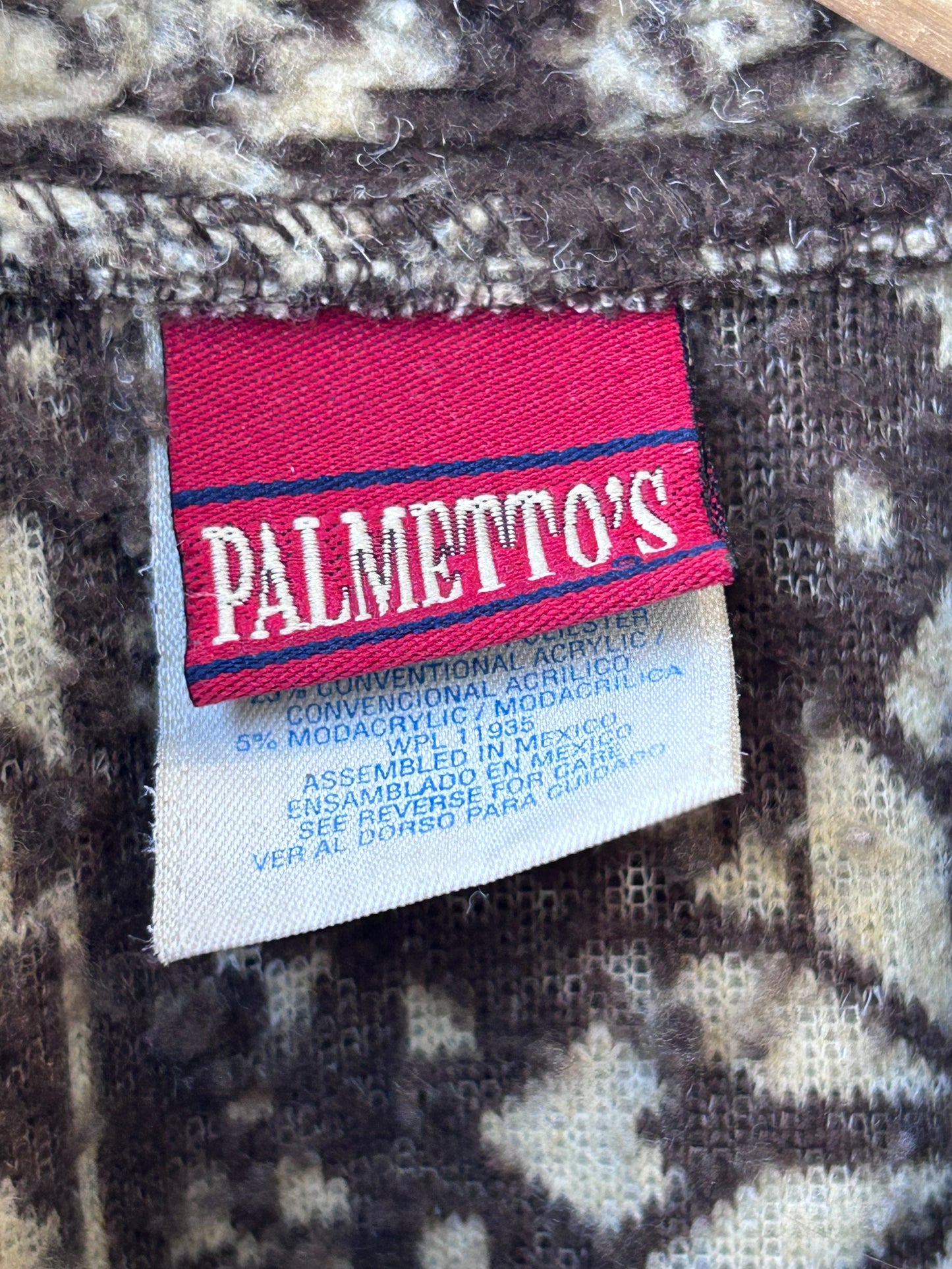 Y2K Brown Fleece Sweater