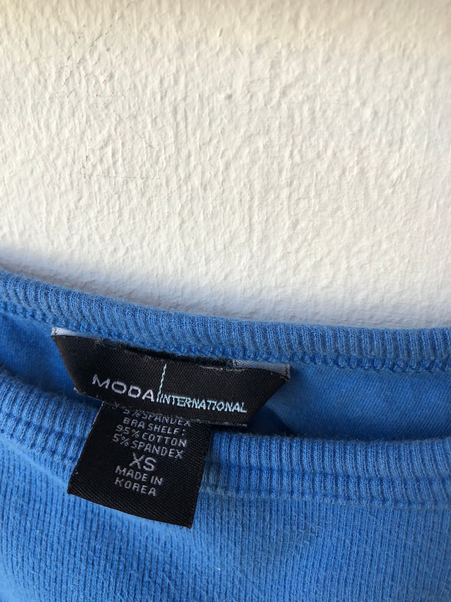 Y2K Cotton Blue Tank
