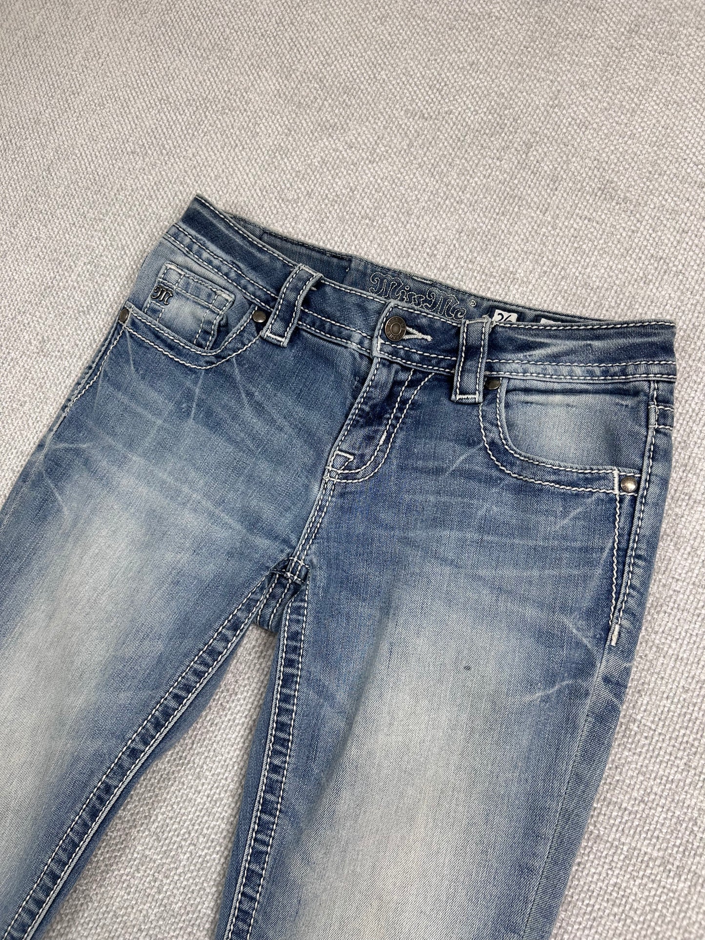 Y2K Miss Me Mid Rise Jeans 28"