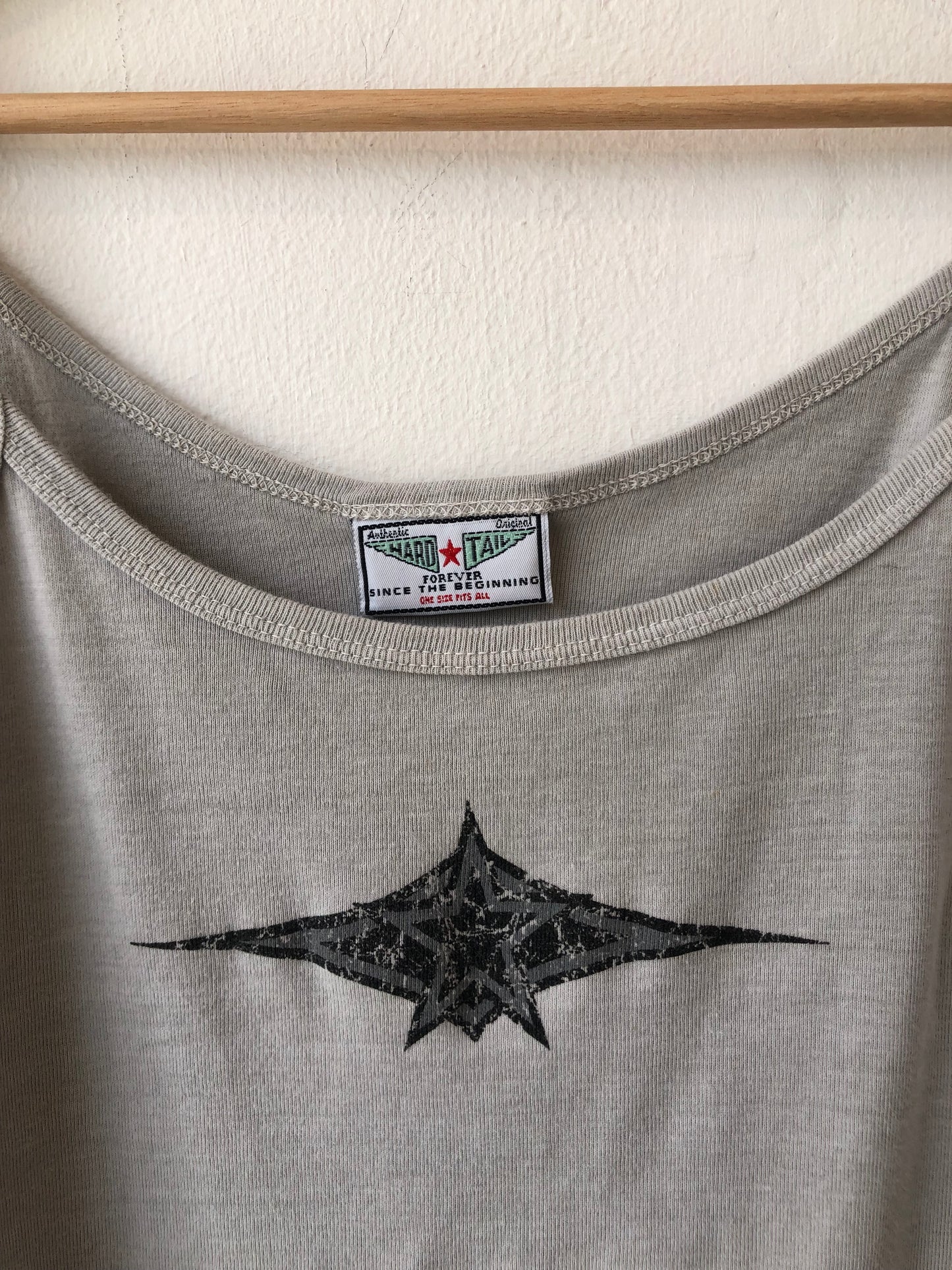 Y2K Grey Hard Tail Tank Top