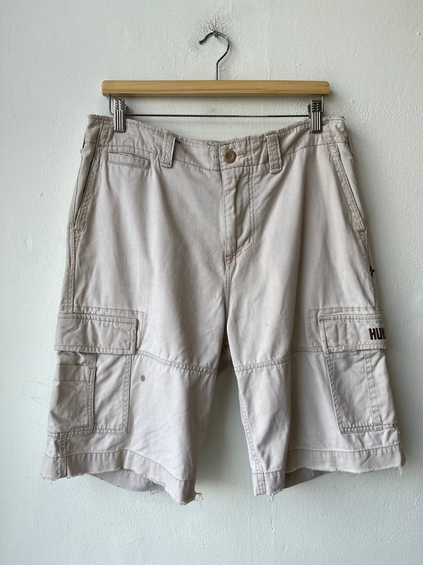 Y2K Hurley Cargo Shorts 34"