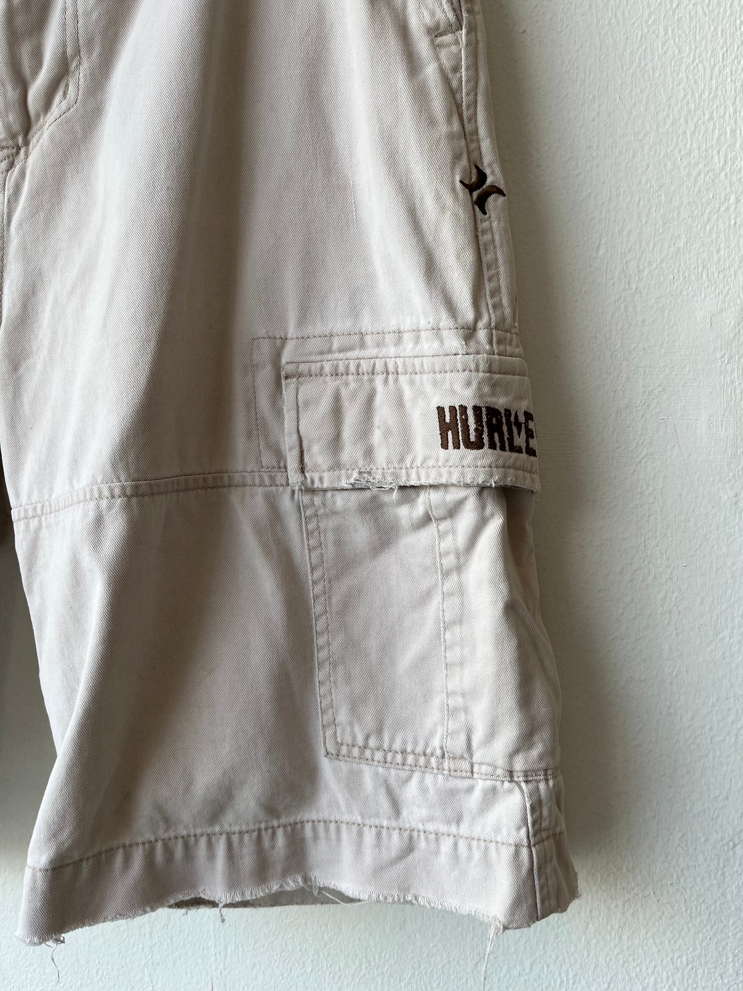 Y2K Hurley Cargo Shorts 34"